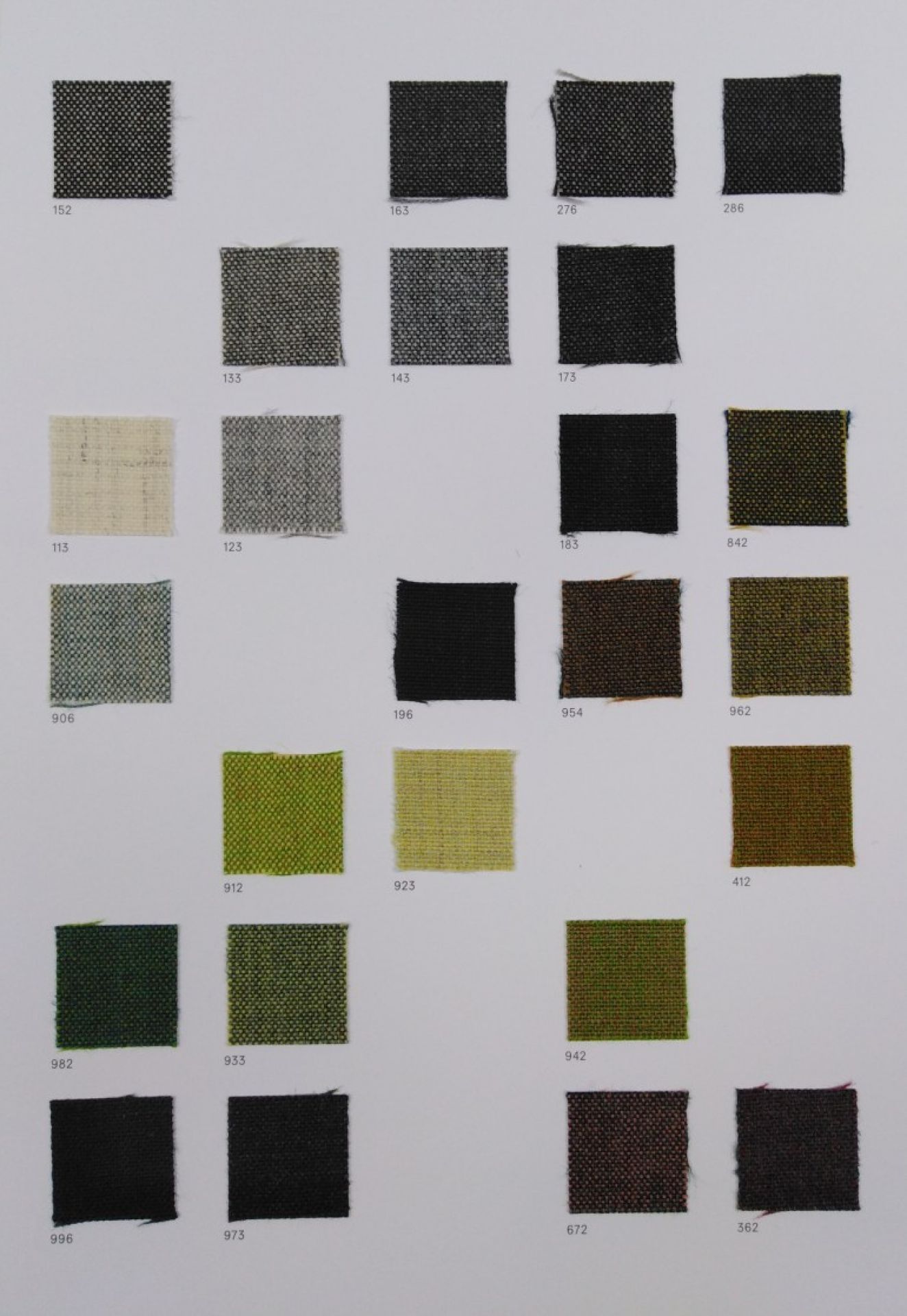 Stoffmusterkarte Remix 3 Kvadrat