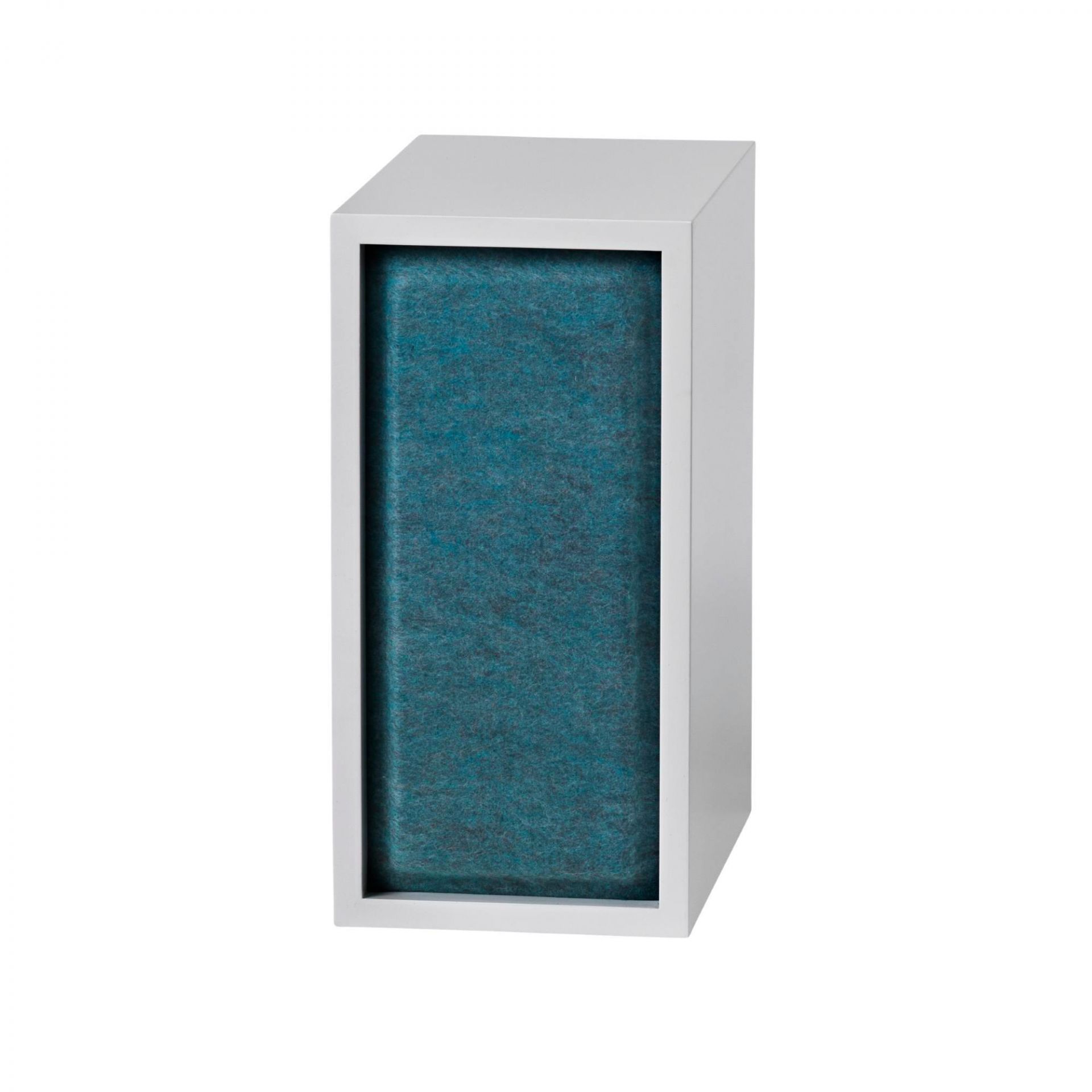Acoustic Panel für Stacked Regalsystem klein Muuto-Aqua melange