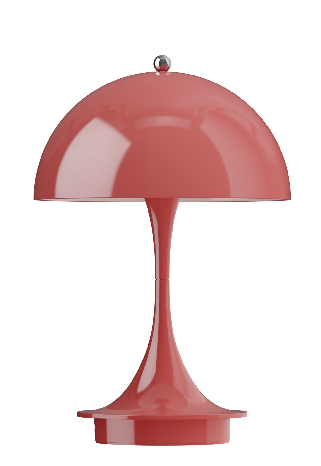 Panthella 160 Portable V3 Akku LED-Tischleuchte Indoor/Outdoor Louis Poulsen Undurchsichtig Koralle