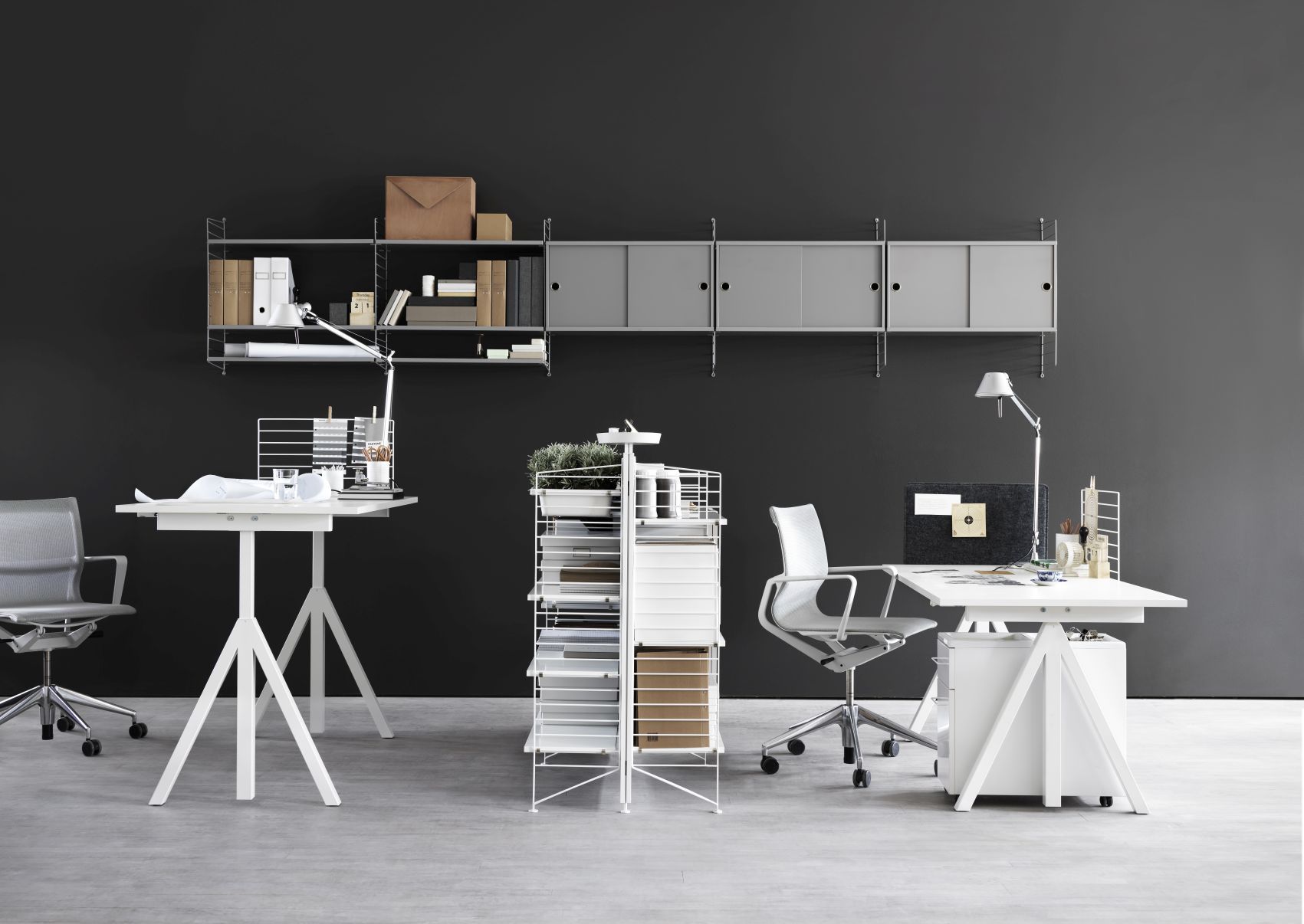 Einzelteil Wandleiter H 50 cm String Furniture