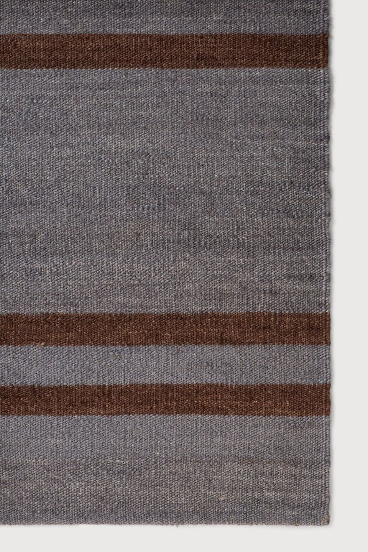 Blue Mazandaran Kilim Teppich 170x240 cm Ethnicraft AUSSTELLUNGSSTÜCK