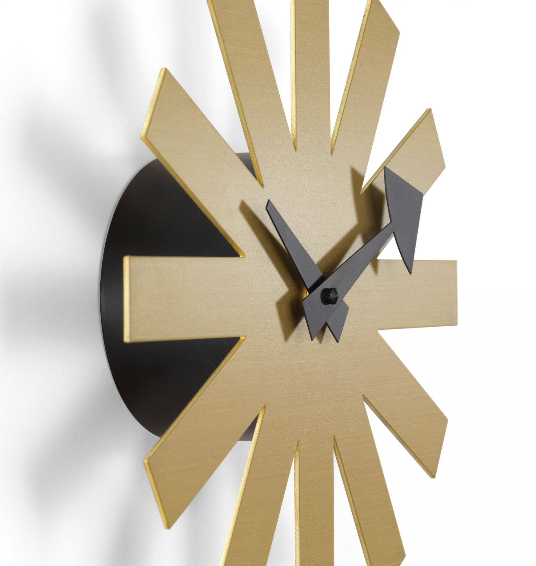Asterisk Brass Wall Clock Wanduhr Vitra
