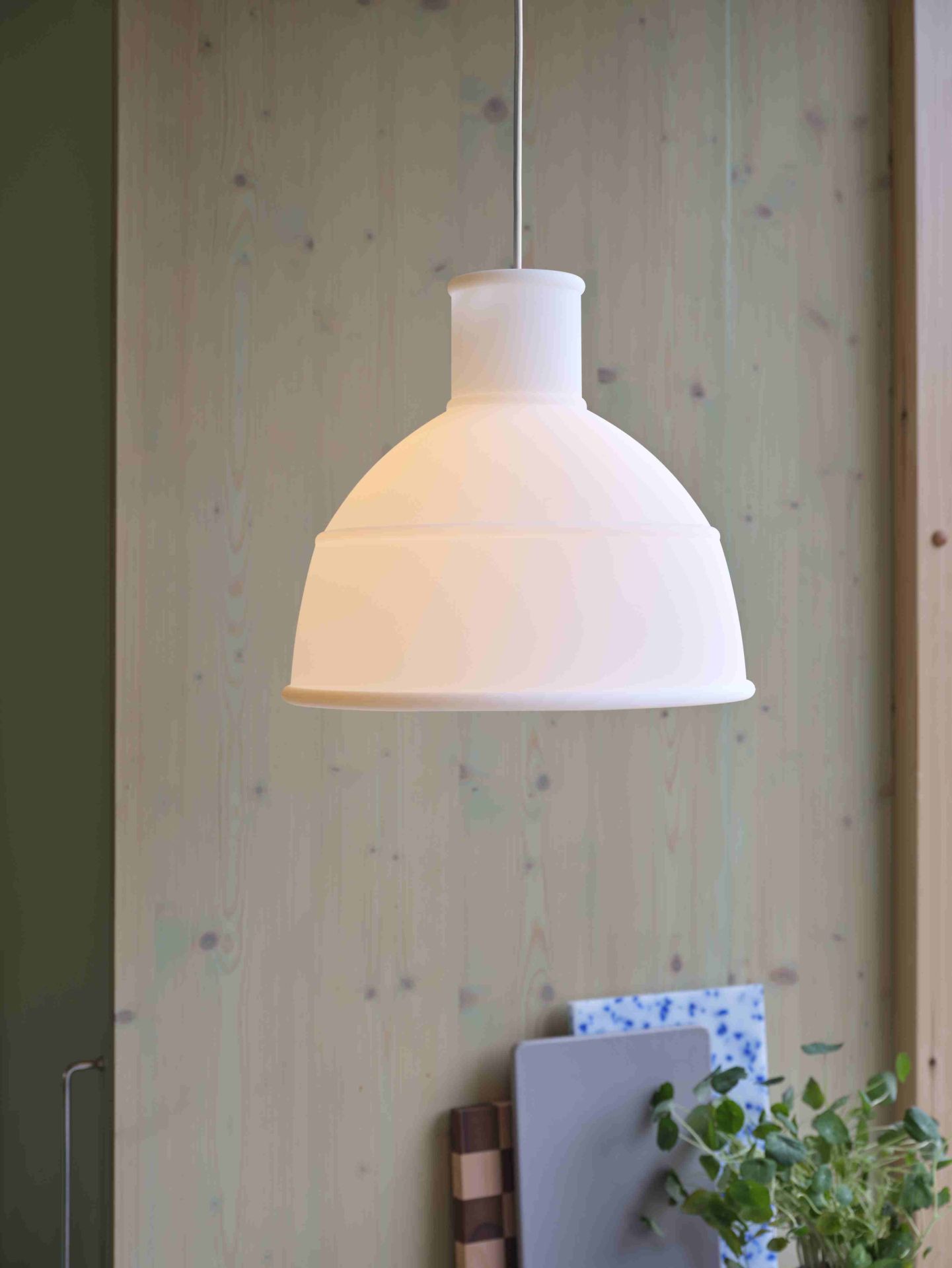 Unfold Pendant Lamp Pendelleuchte Muuto Transluzentes Weiß Unfold Pendant Lamp Pendelleuchte Muuto Transluzentes Weiß