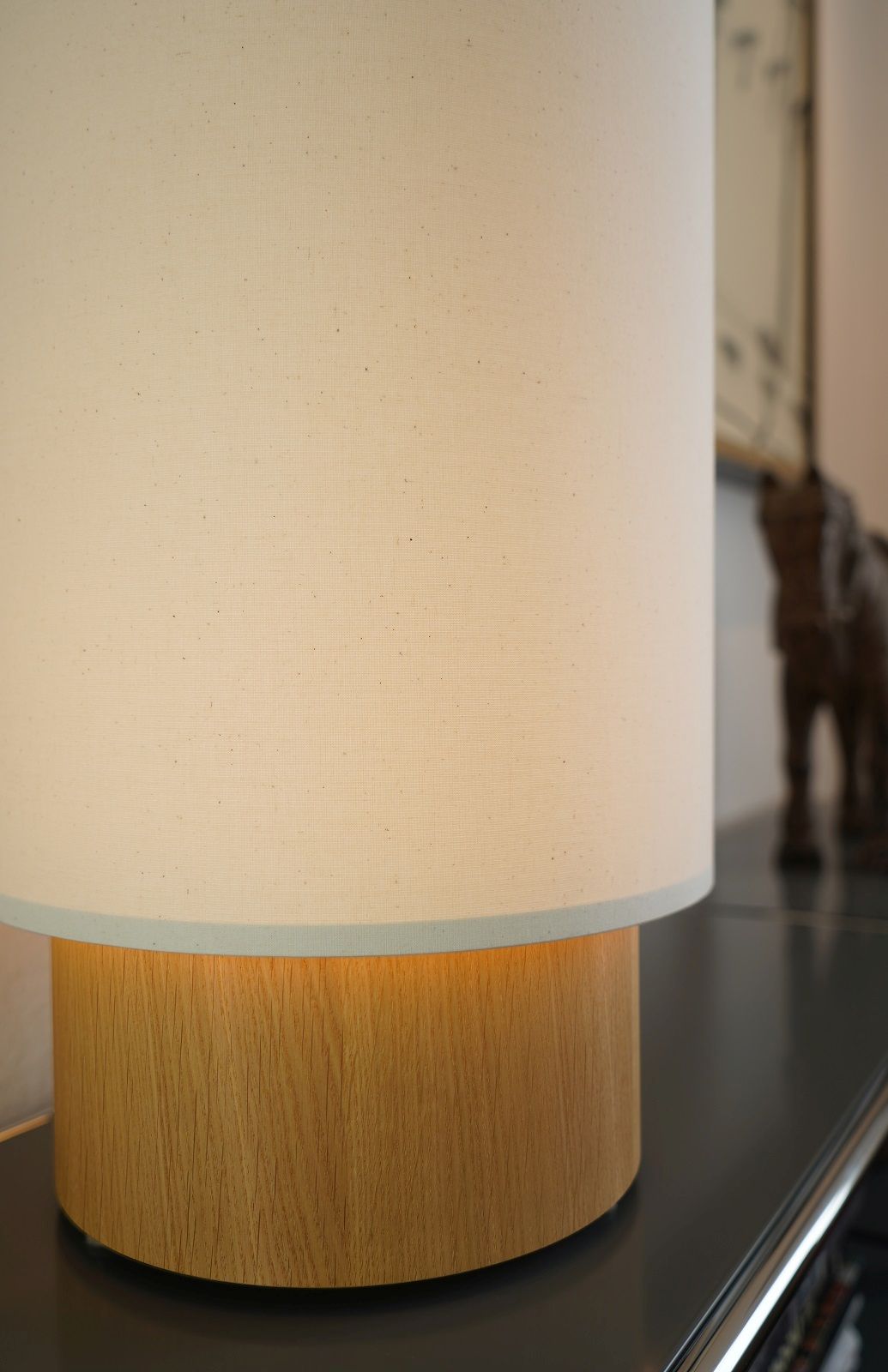 Hiro Floor lamp Stehleuchte / Tischleuchte mittel Maigrau