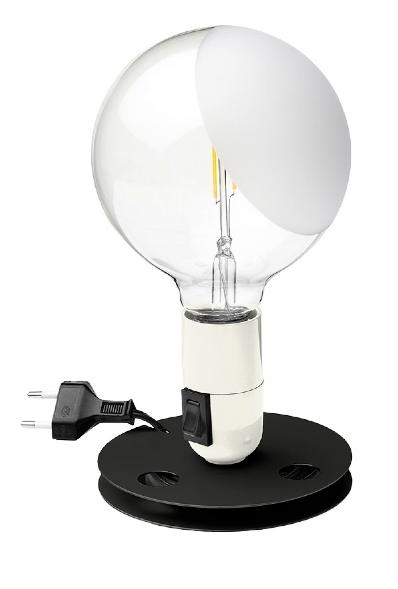 Lampadina LED Tischleuchte Flos Weiß