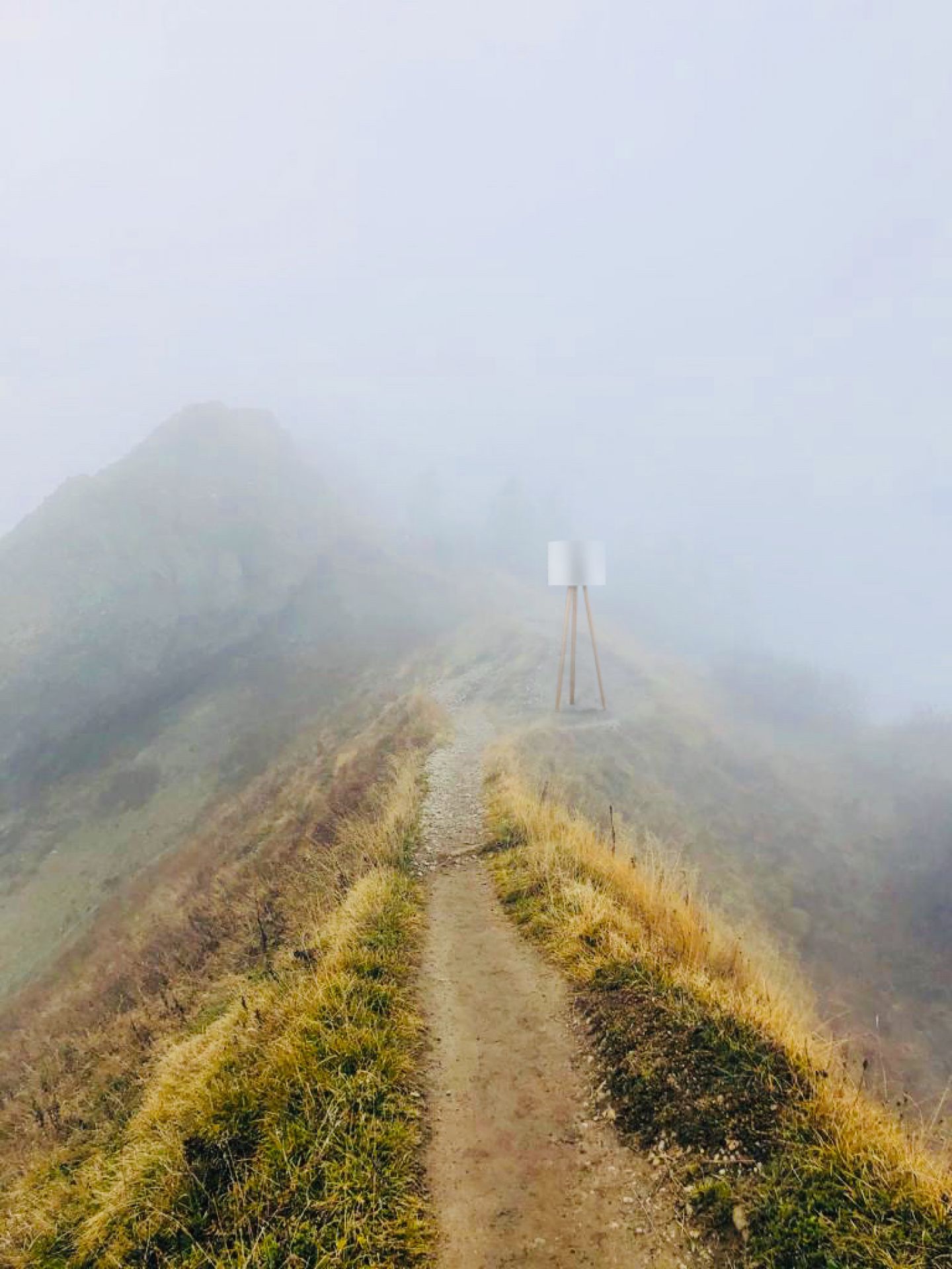 Luca Stand Stehleuchte Eiche natur/weiß Maigrau