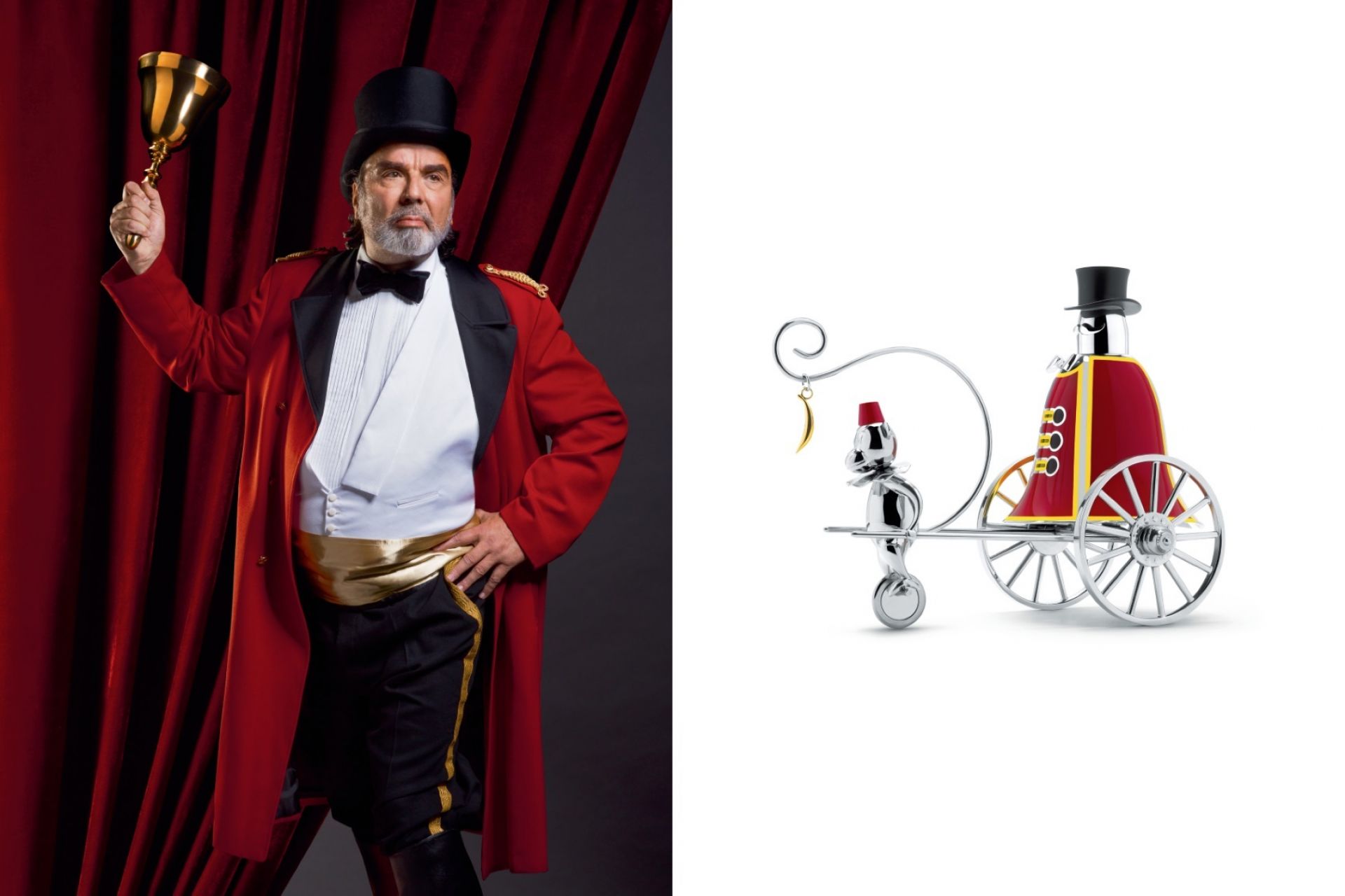 Alessi Circus The Ringleader Tischglocke Alessi LIMITIERTE EDITION