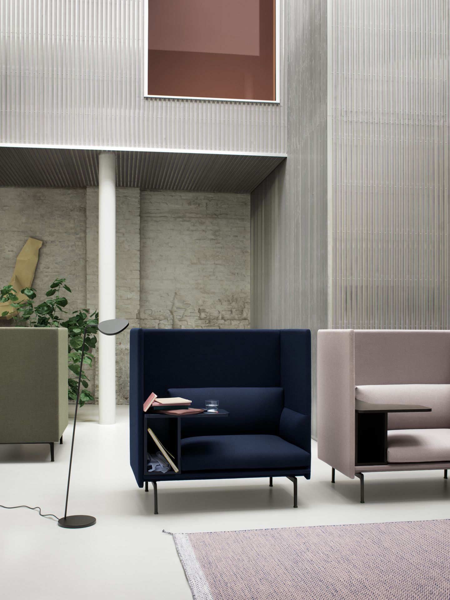 Outline 2-Sitzer Highback Sofa Muuto
