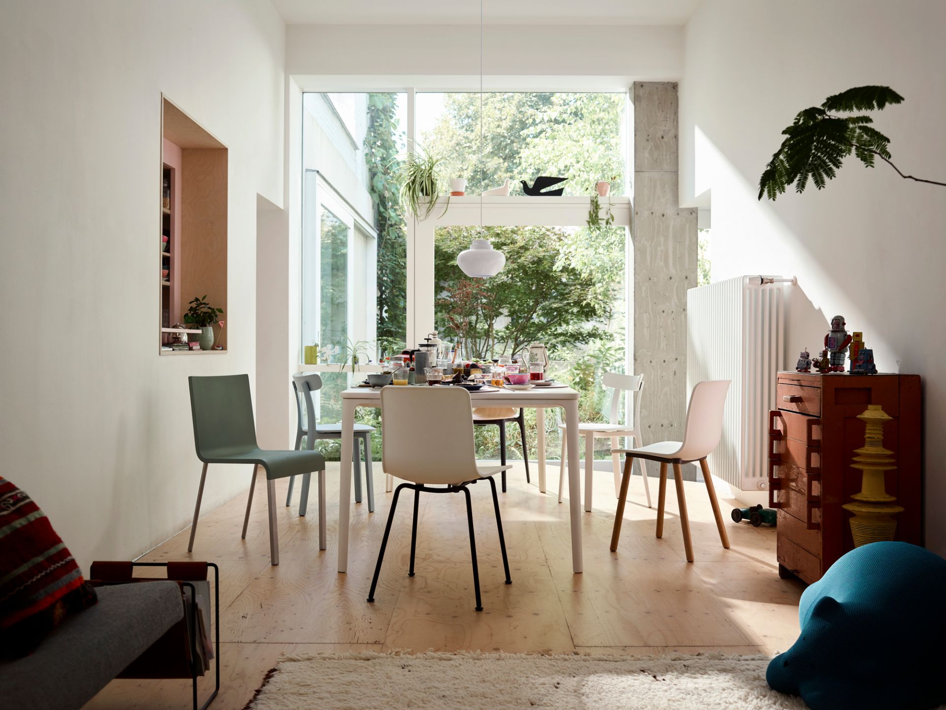 Hal Ply Wood Stuhl Vitra