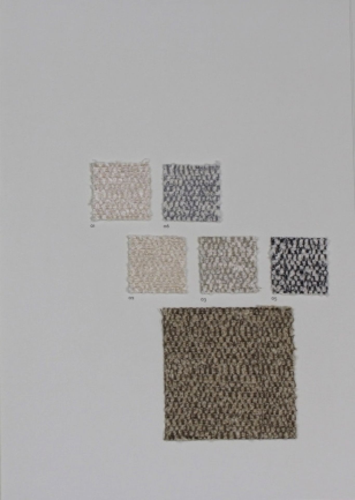 Stoffmusterkarte Nubia Vitra