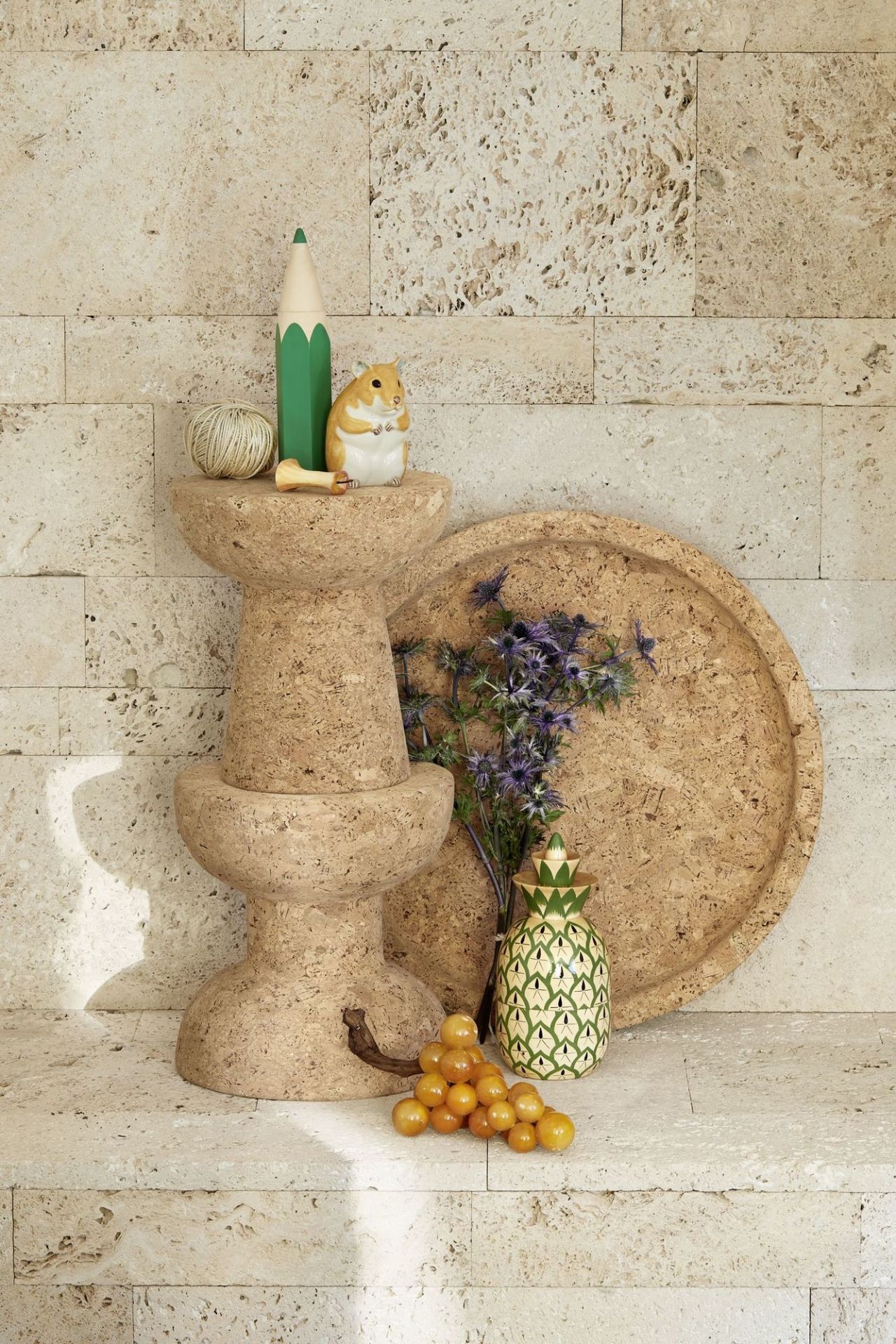 Cork Family Modell E Tisch/Hocker Vitra