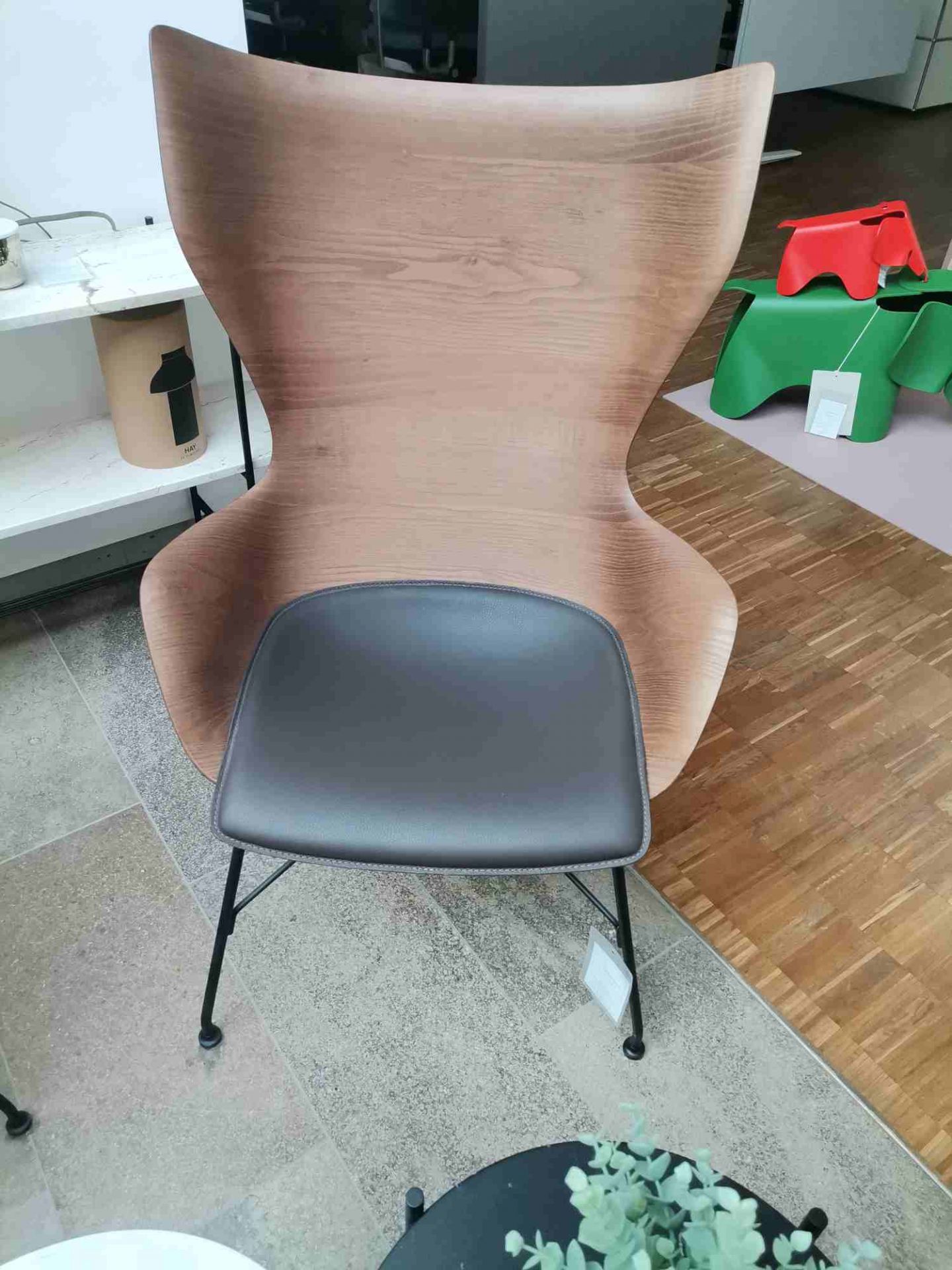 K/WOOD 4915 Sessel Kartell AUSSTELLUNGSSTÜCK 