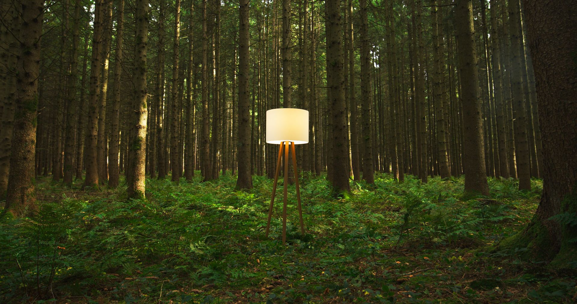 Luca Stand Stehleuchte Eiche natur/weiß Maigrau