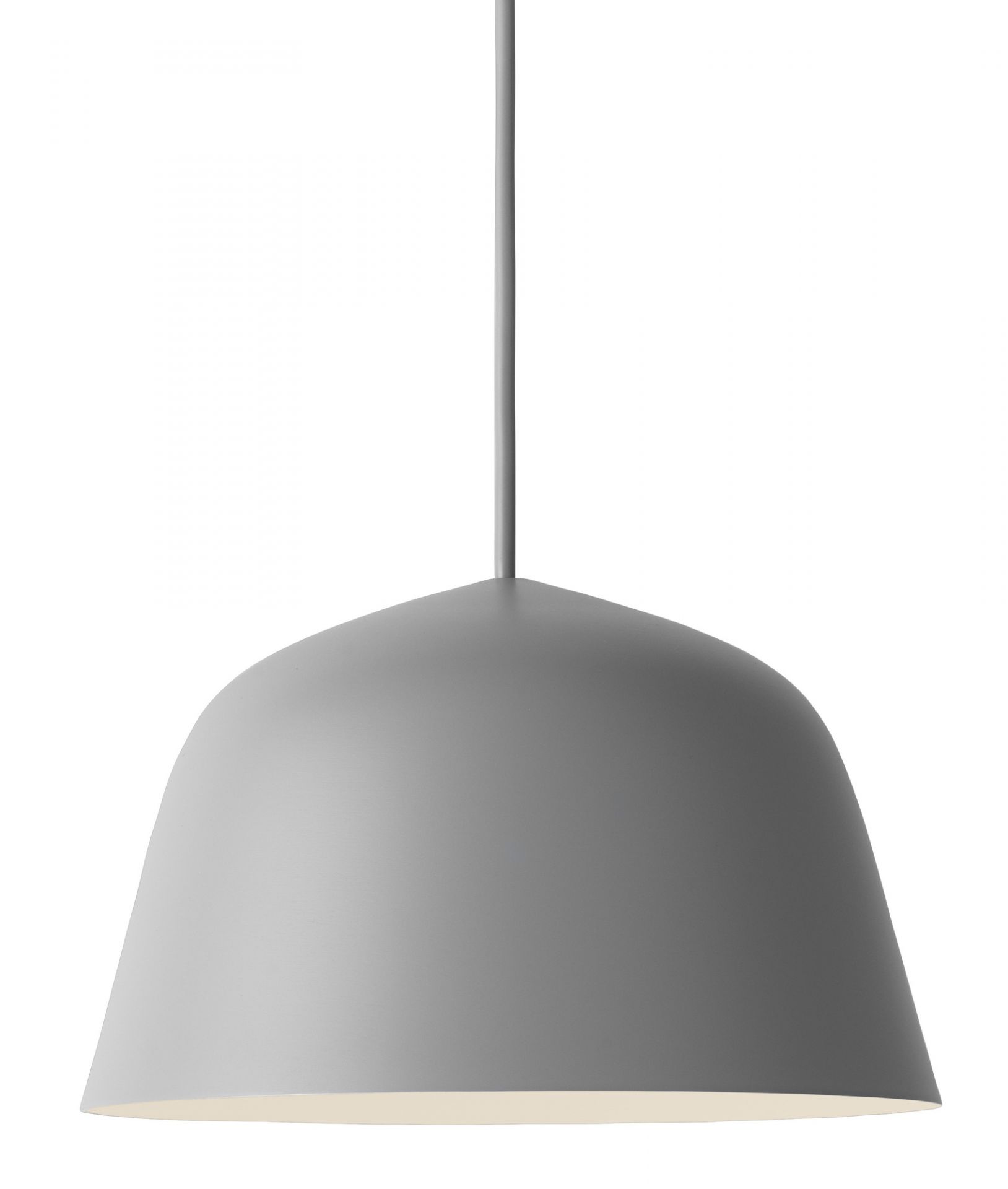 Ambit Pendant Lamp 25 Pendelleuchte Muuto Grau Graue Muuto Ambit Pendelleuchte 25: Moderne Hängelampe für Wohnzimmer und Esszimmer.