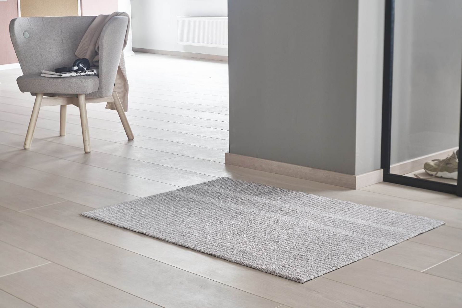 Løype Indoor / Outdoor Fußmatte B 60 x T 85 cm / BREEZY BEIGE Heymat EINZELSTÜCK