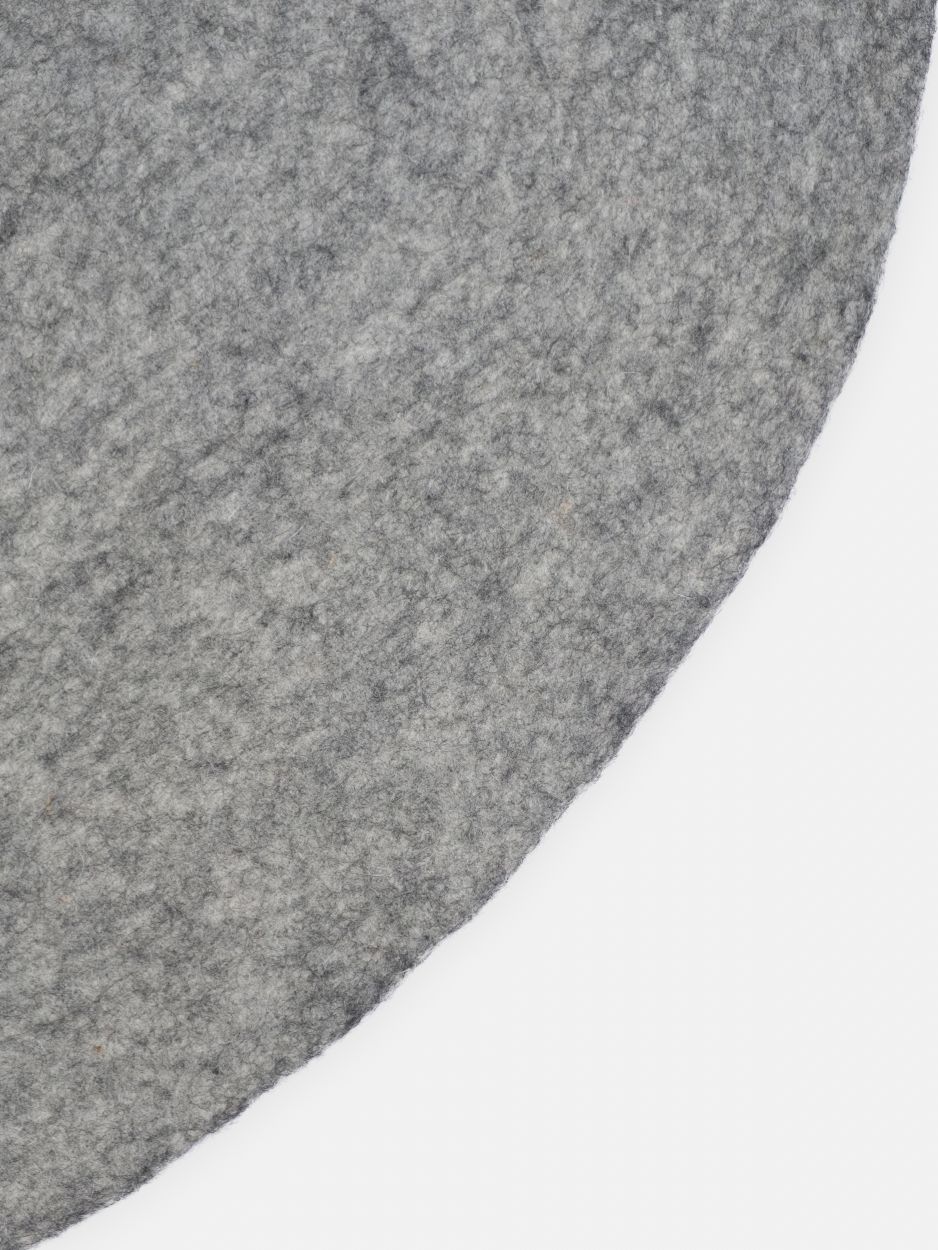 Mono Rund Filzteppich Ø 160 cm myfelt Carl (grau meliert)