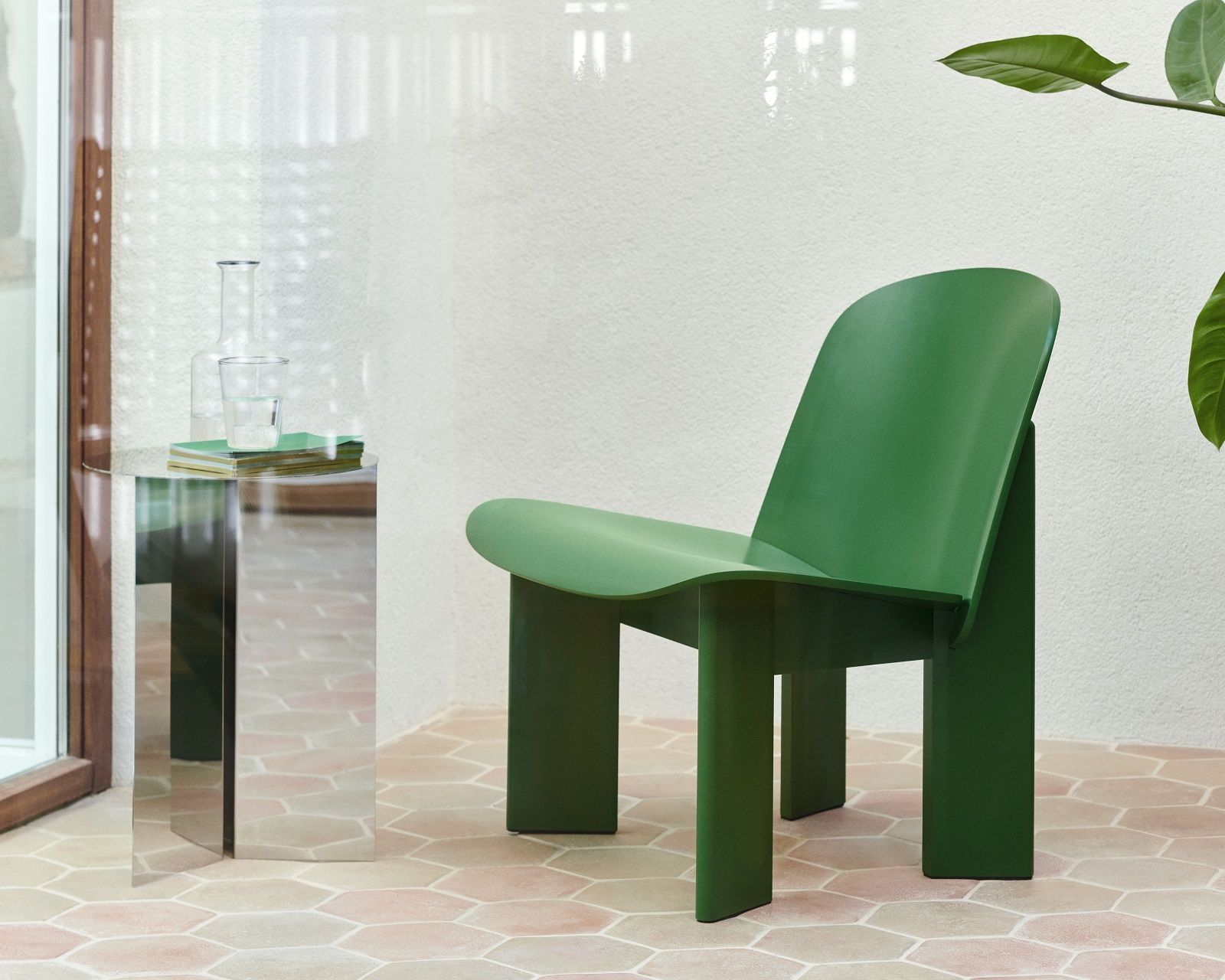 Slit Table Round High Beistelltisch / Couchtisch Hay 