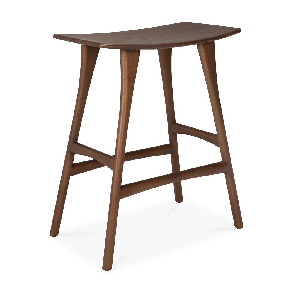 Osso Tresenhocker Teak dunkelbraun Ethnicraft