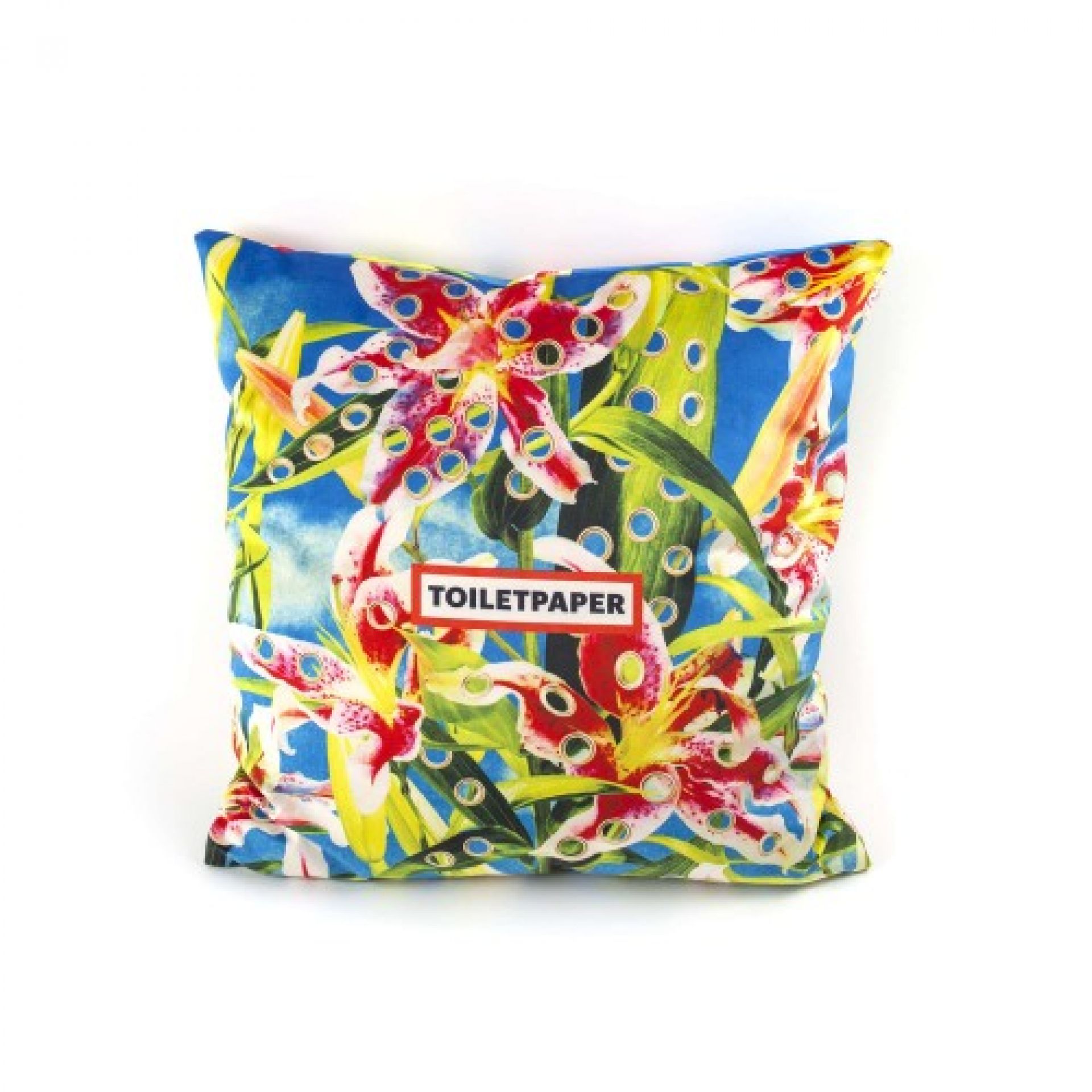 Toiletpaper Kissen Flowers with holes Seletti