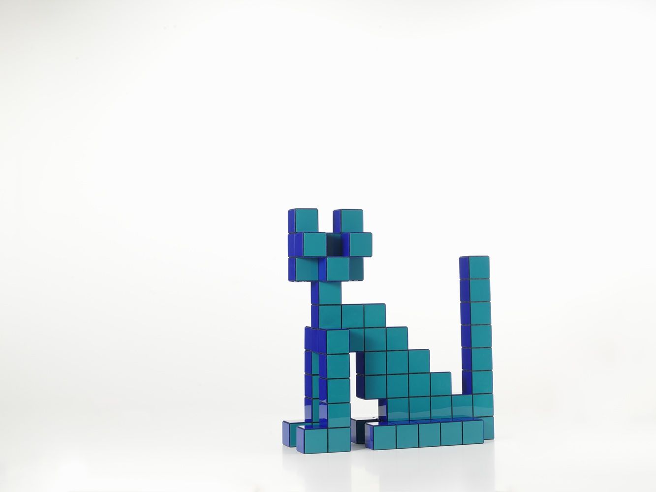 Panton Cubes Cat Duoton Skulptur / Tierfigur Vitra