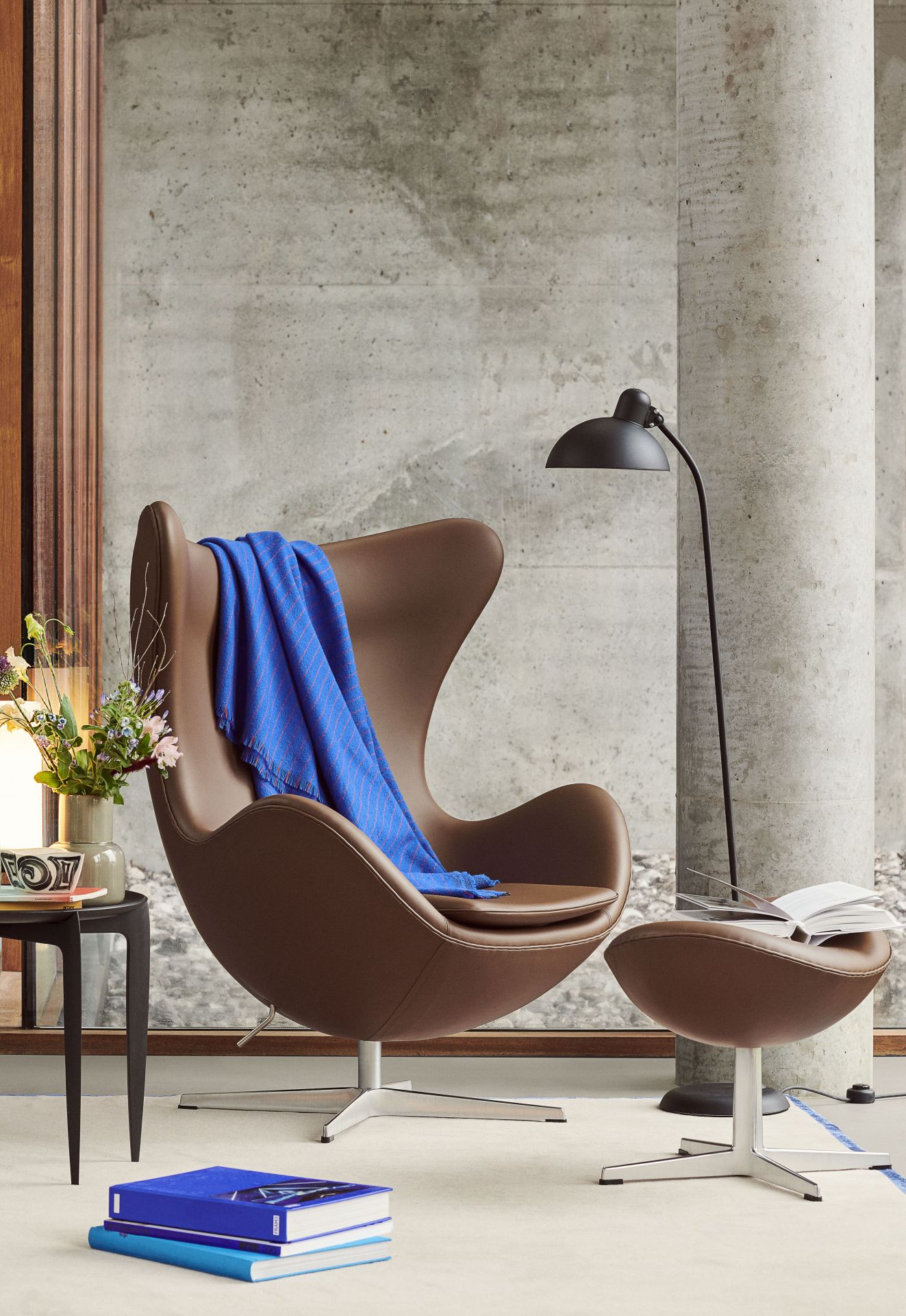 Das Ei / Egg Chair Hocker Fritz Hansen