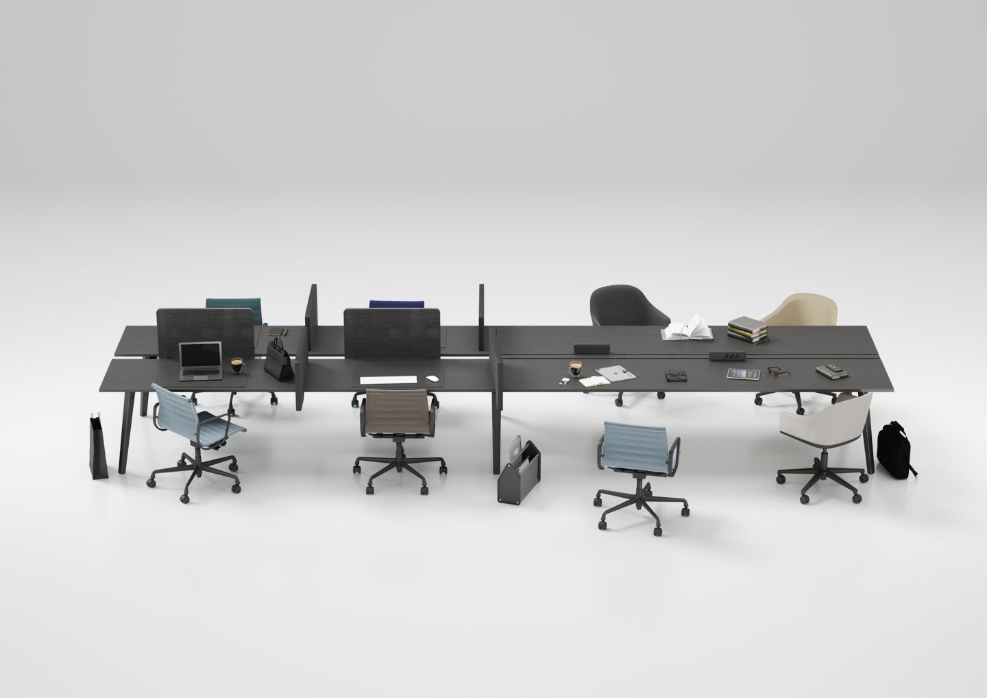 Eames Plastic Arm Chair PACC Vollgepolstert Vitra