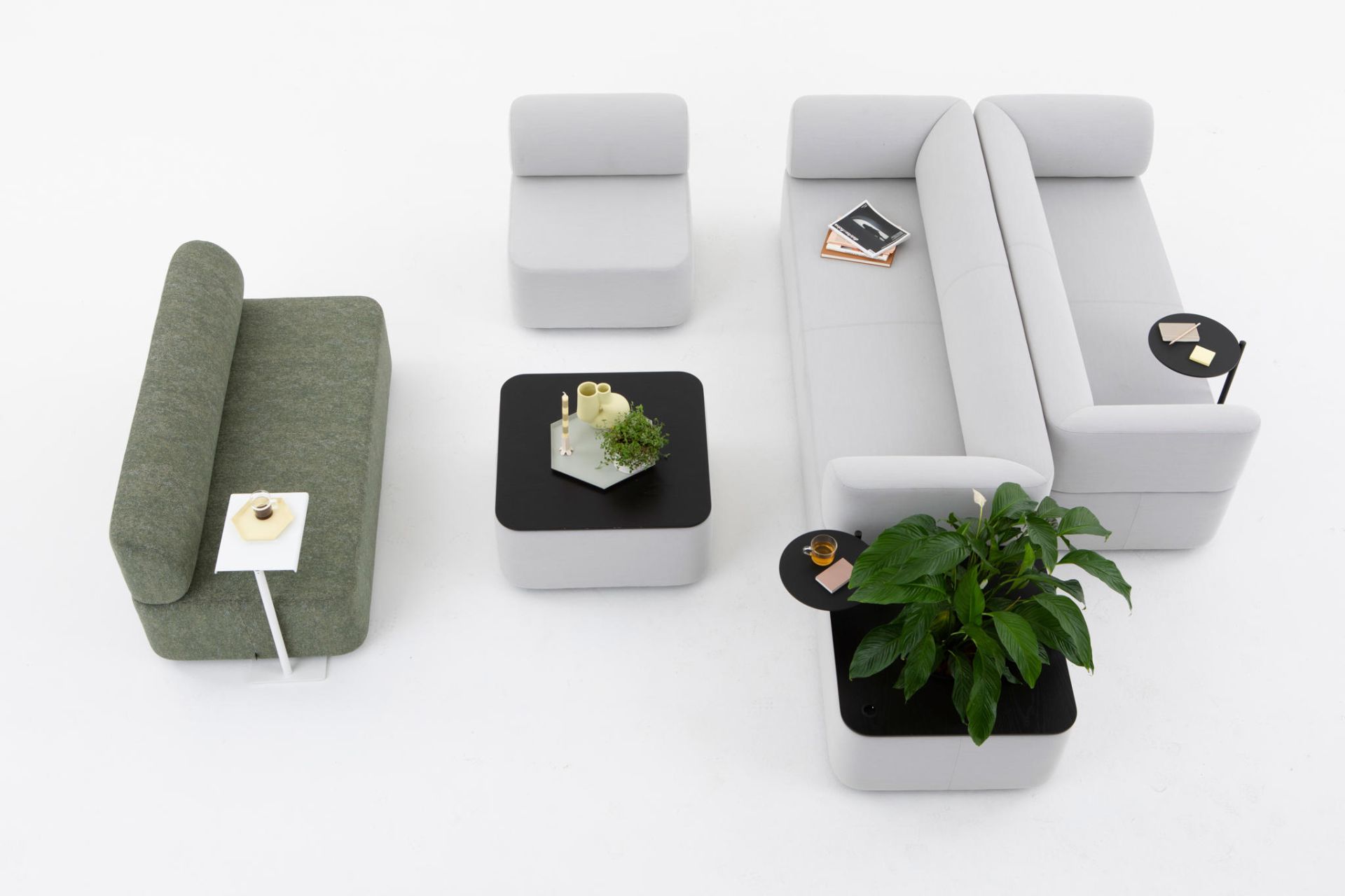 Mezza Sitzelement Sofa Cascando