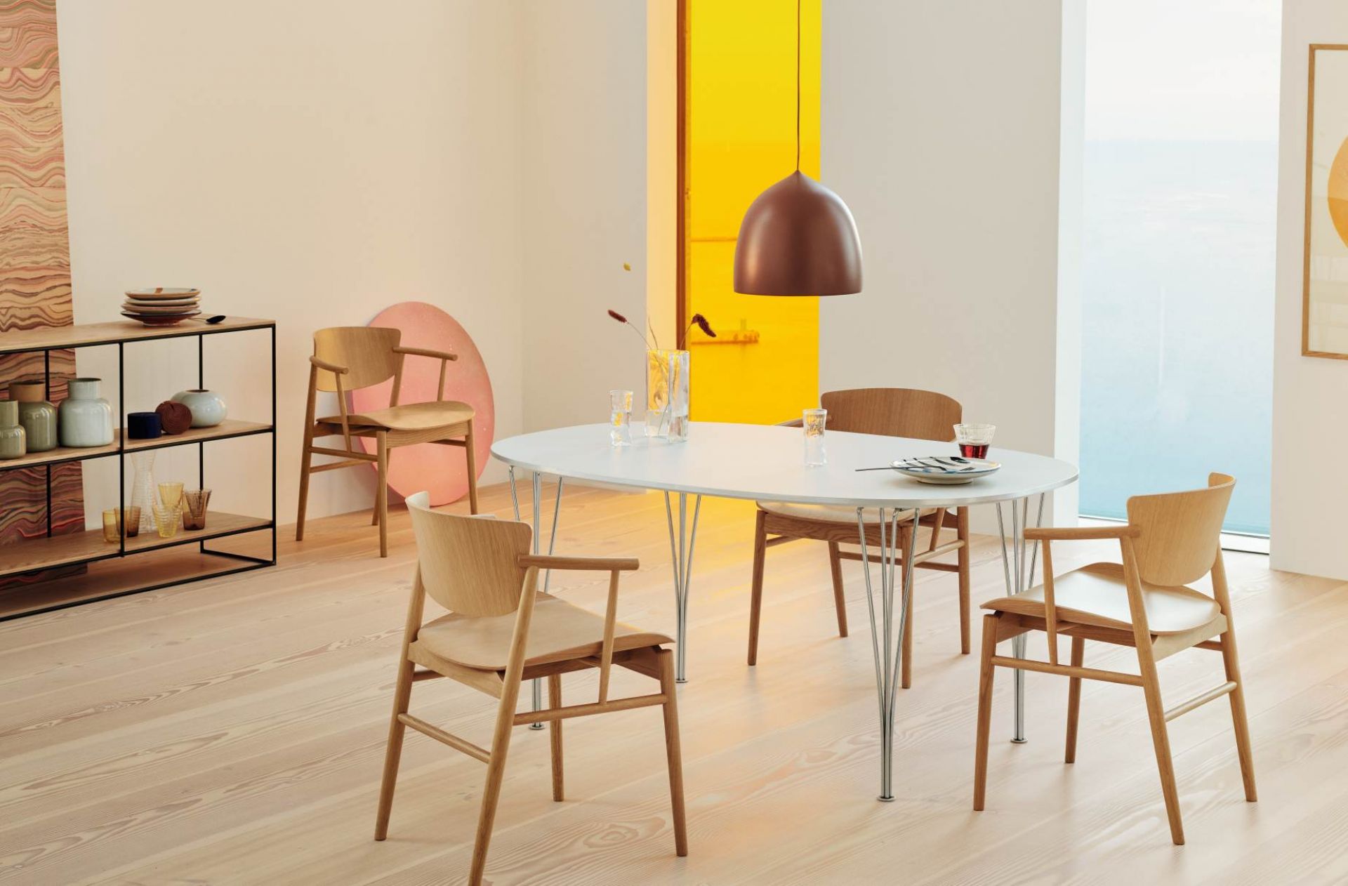 Tischserie Super Elliptisch Fritz Hansen