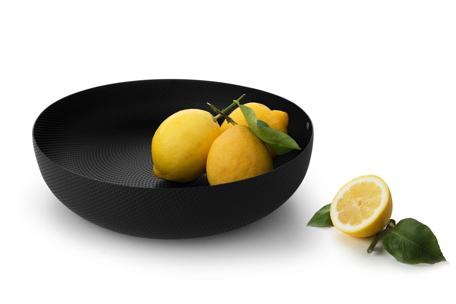 JM17/29 BT Runde Obstschale Schwarz Alessi