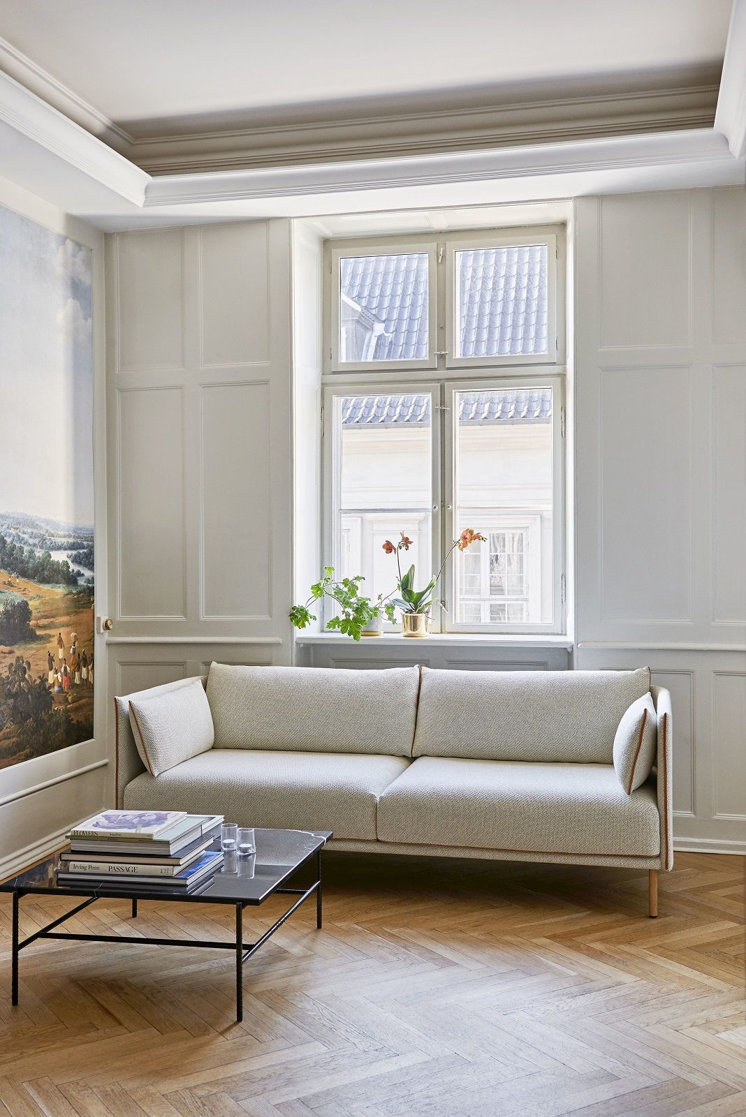 Silhouette Sofa 3-Sitzer Low Hay 