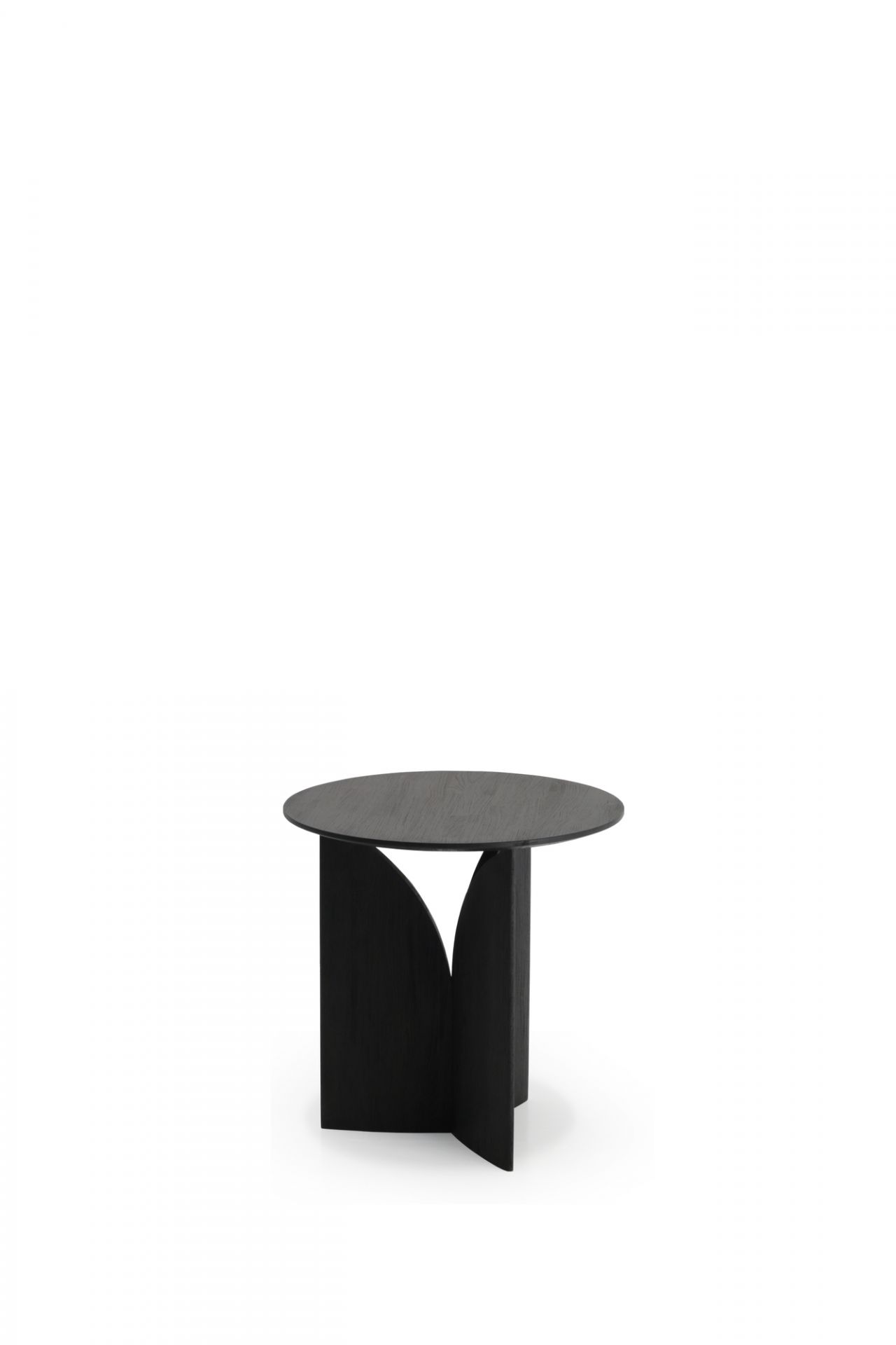 Teak Fin Beistelltisch Schwarz lackiert Ethnicraft