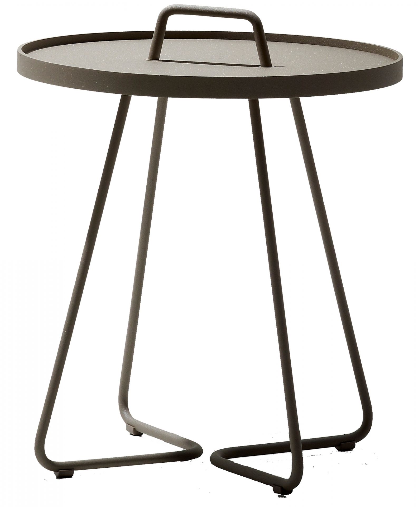 On-The-Move Outdoor Beistelltisch groß Taupe Cane-Line