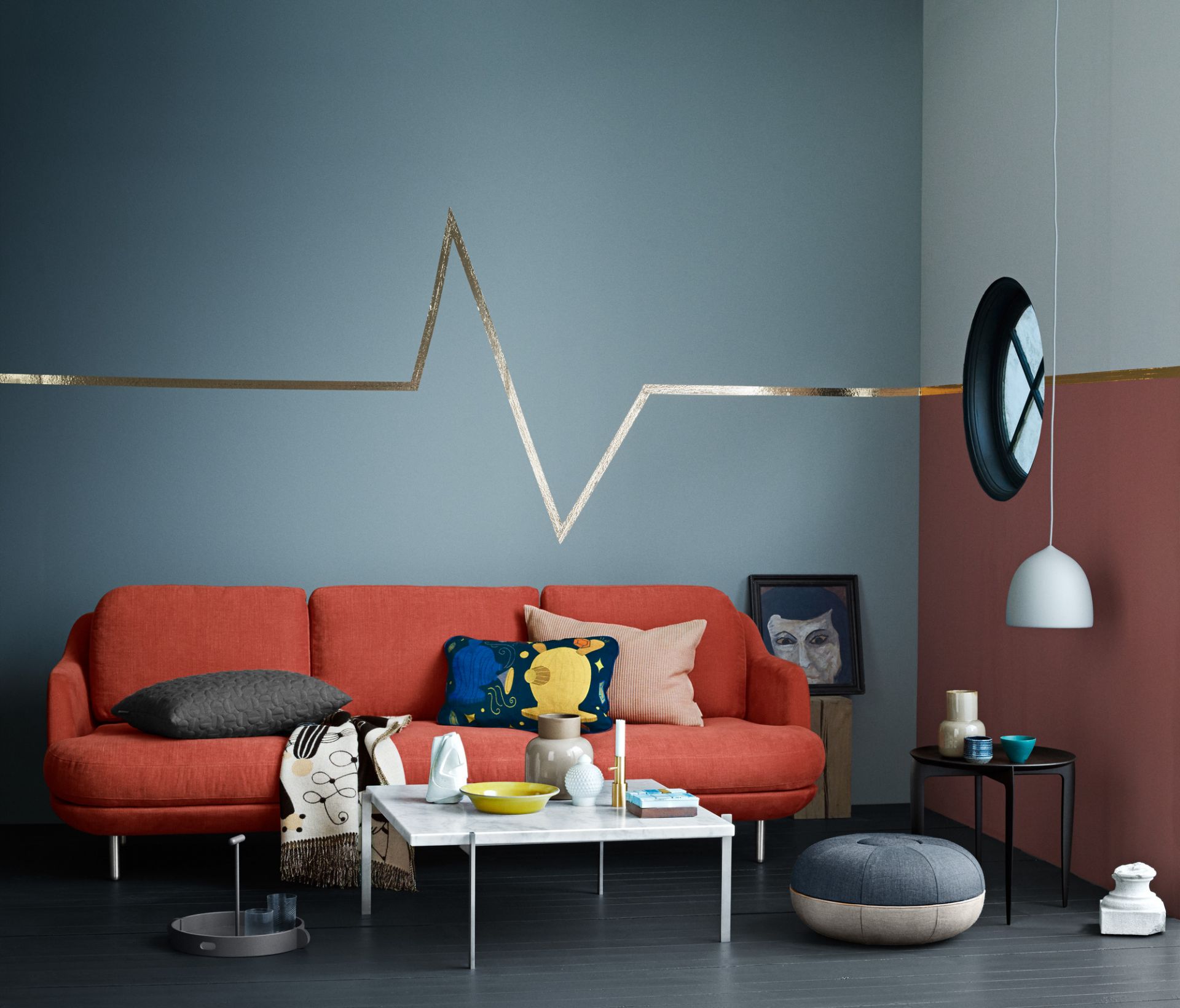 Suspence P1 Pendelleuchte Fritz Hansen Schwarz
