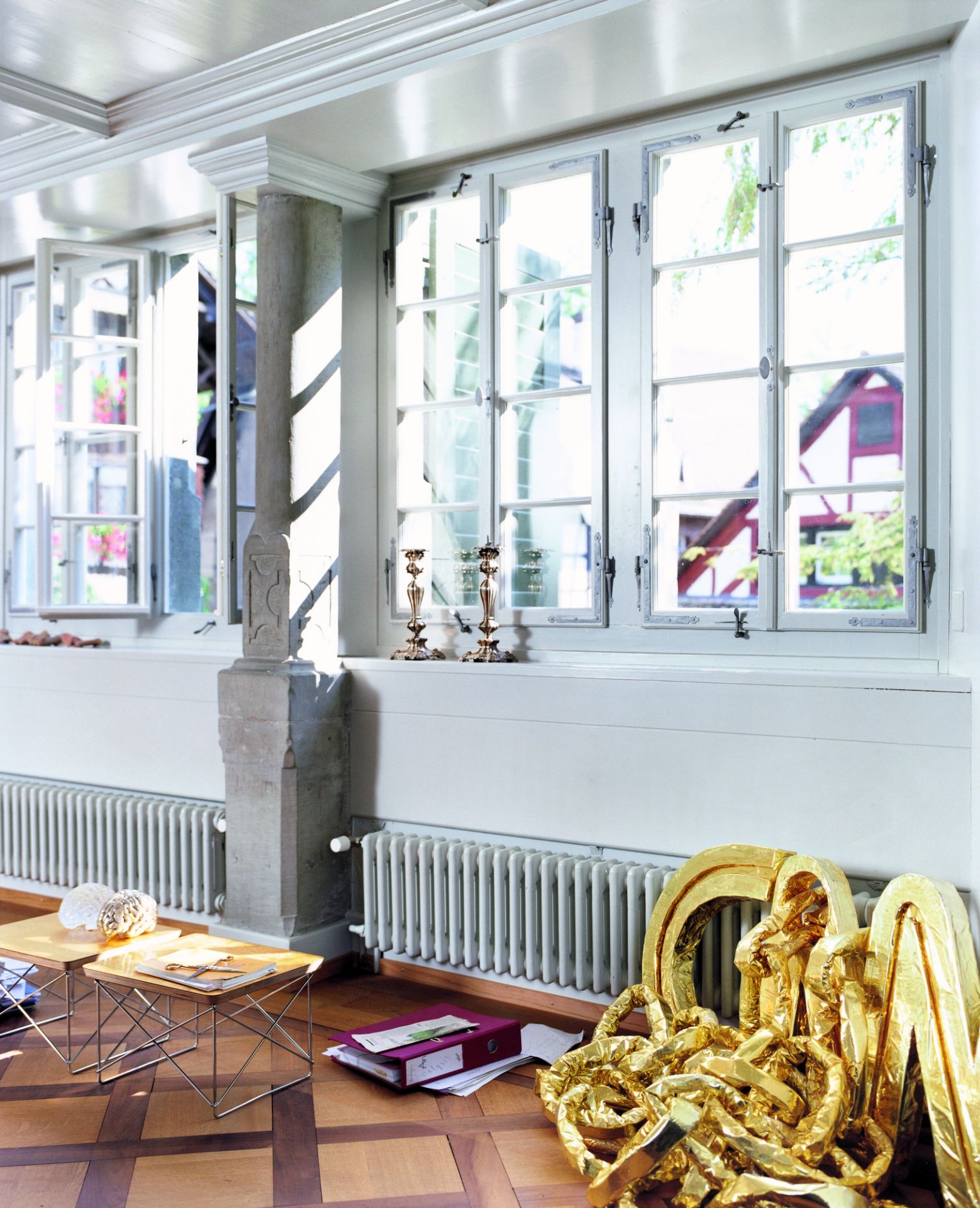 Occasional LTR Beistelltisch Blattgold - Verchromt Vitra