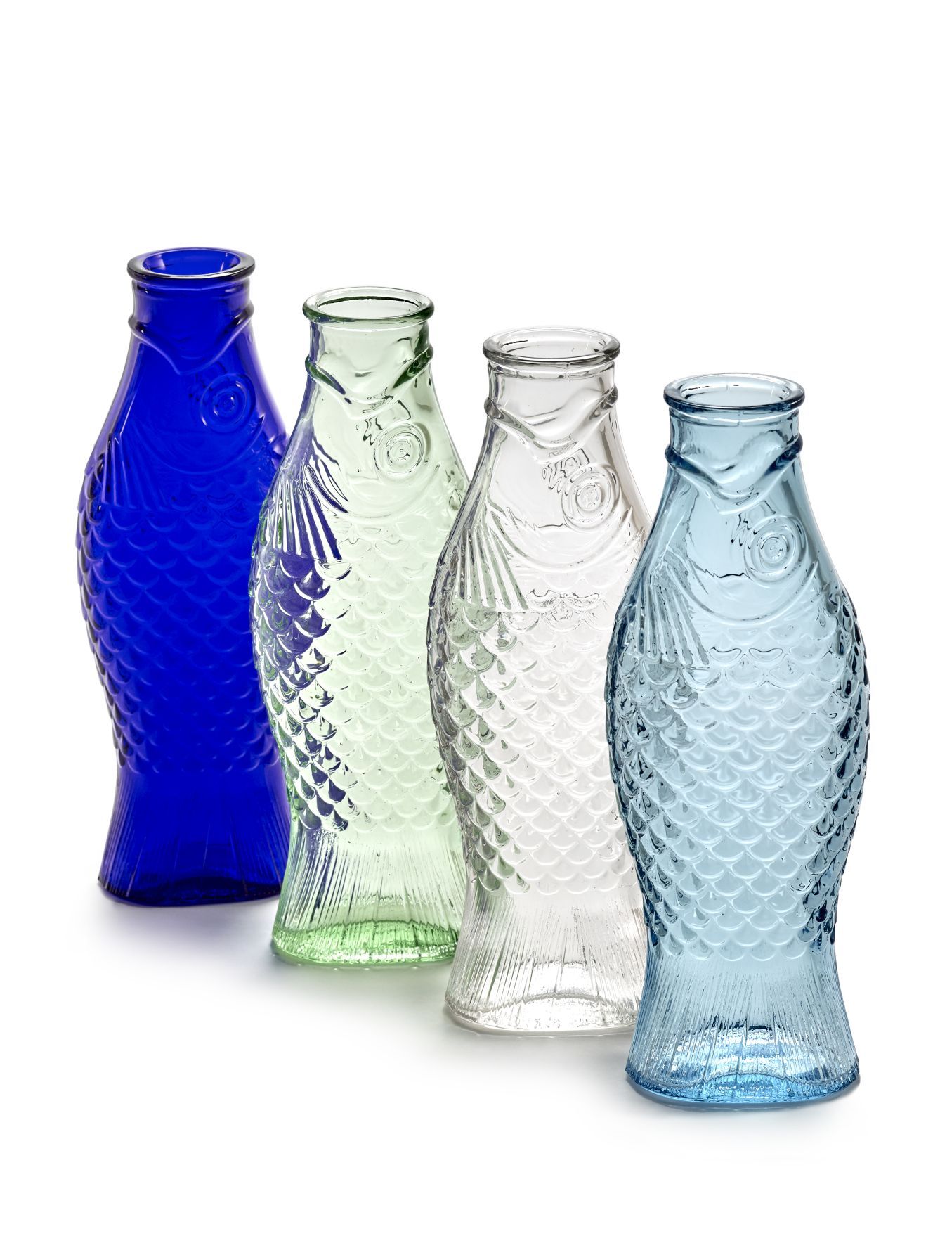 Fles Flasche Fisch Grün Serax