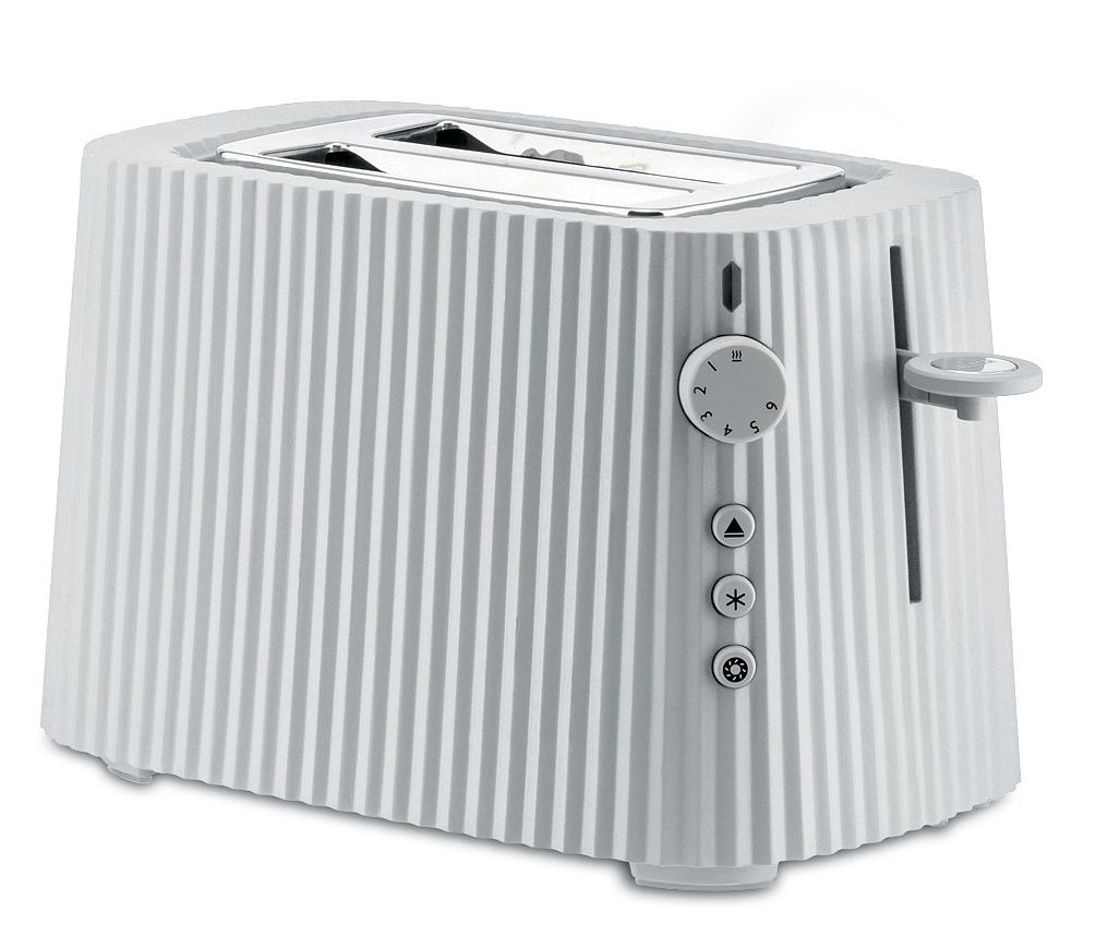MDL08 W Plissé Toaster weiß Alessi MDL08 W Plissé Toaster weiß Alessi