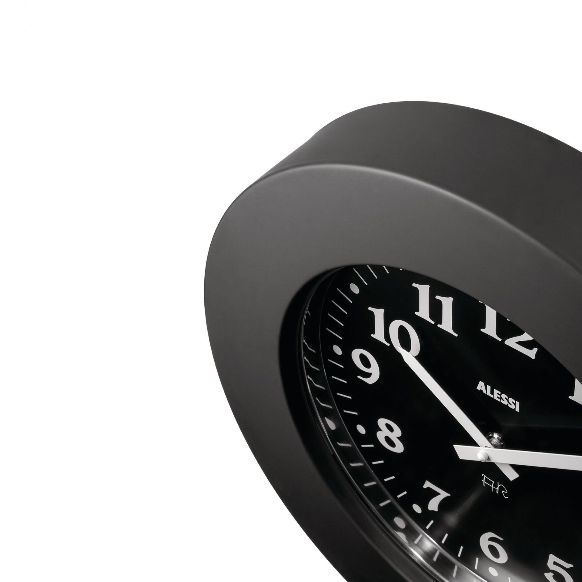 Momento  Wanduhr 11 B Schwarz Alessi 