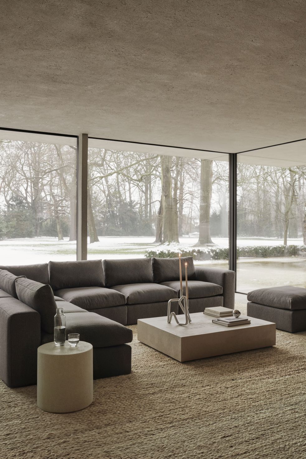 Mellow Modulsofa Granite Eco Liegeposition rechts Ethnicraft