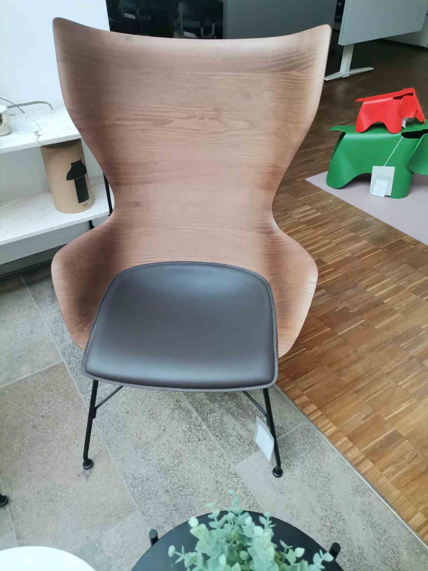 K/WOOD 4915 Sessel Kartell AUSSTELLUNGSSTÜCK 