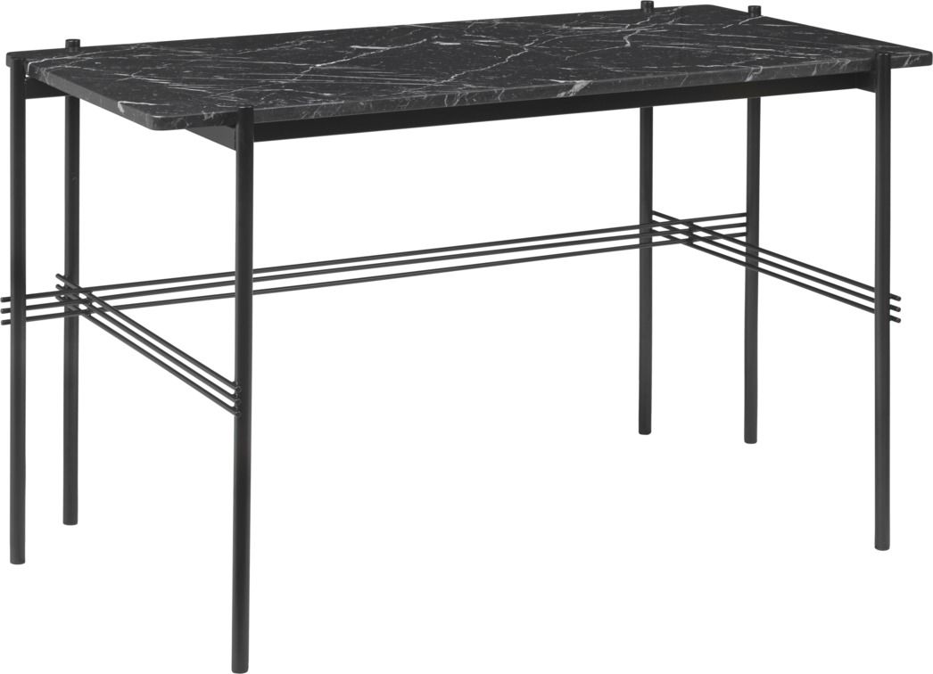 TS Desk Schreibtisch Marmor schwarz Gubi