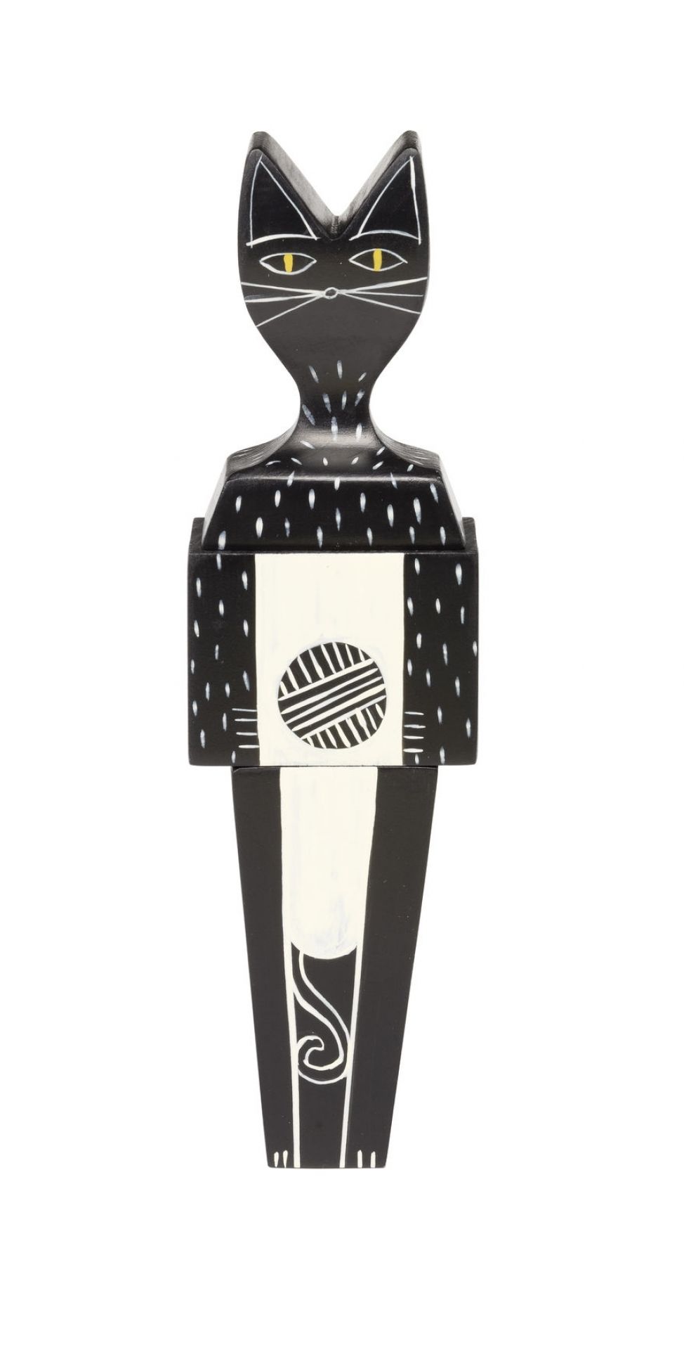 Wooden Dolls Katze / Hund Holzfigur Vitra