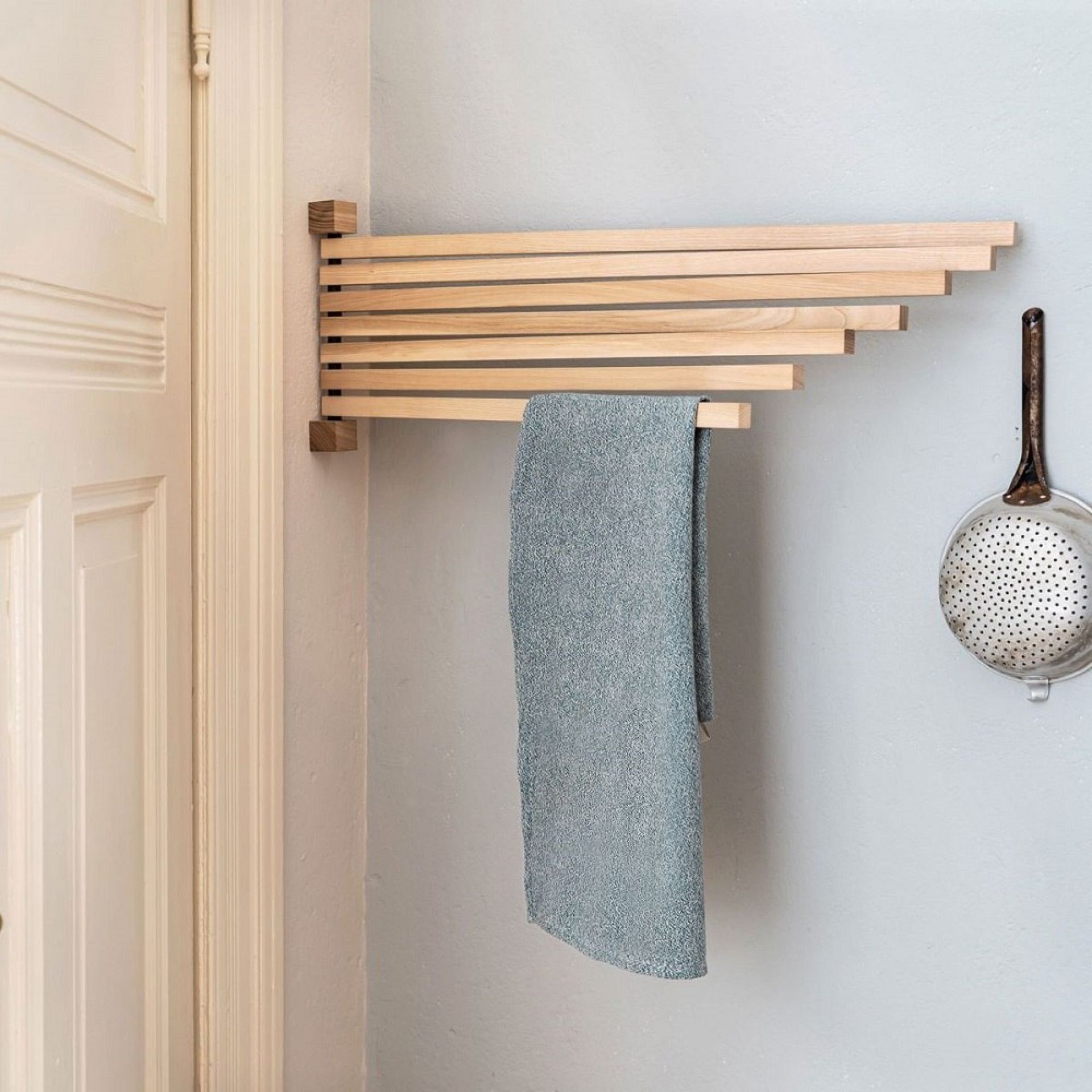 Pavo L Peacock Wall hanger Wandpfau groß Side by Side 