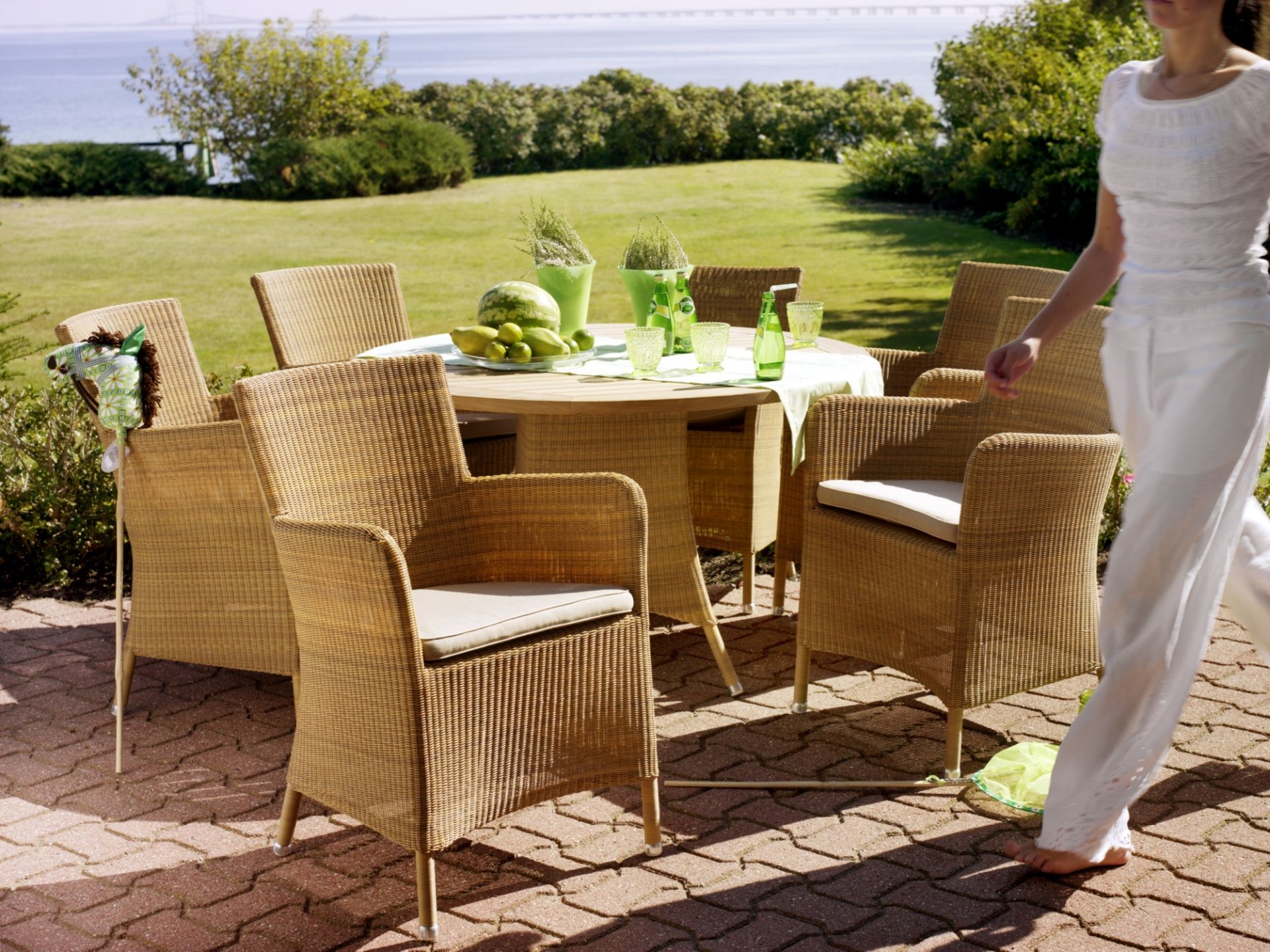 Hampsted Outdoor Sessel schwarz Cane-Line
