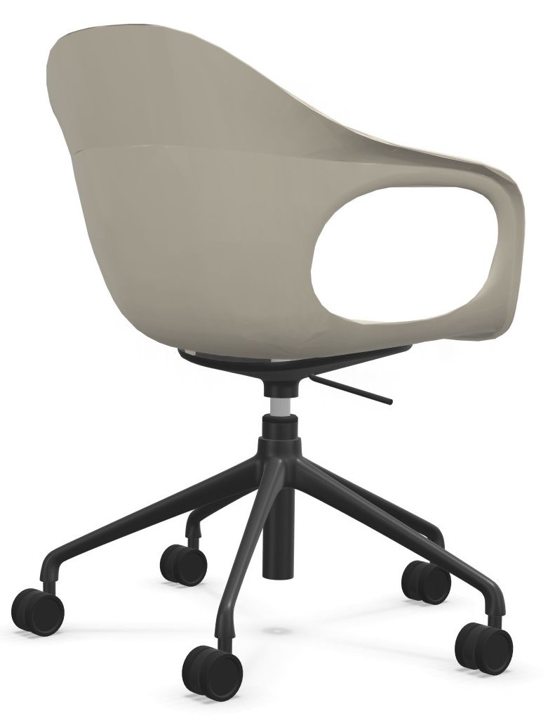 Elephantino Sessel Fünfstern Gestell mit Rollen Kristalia