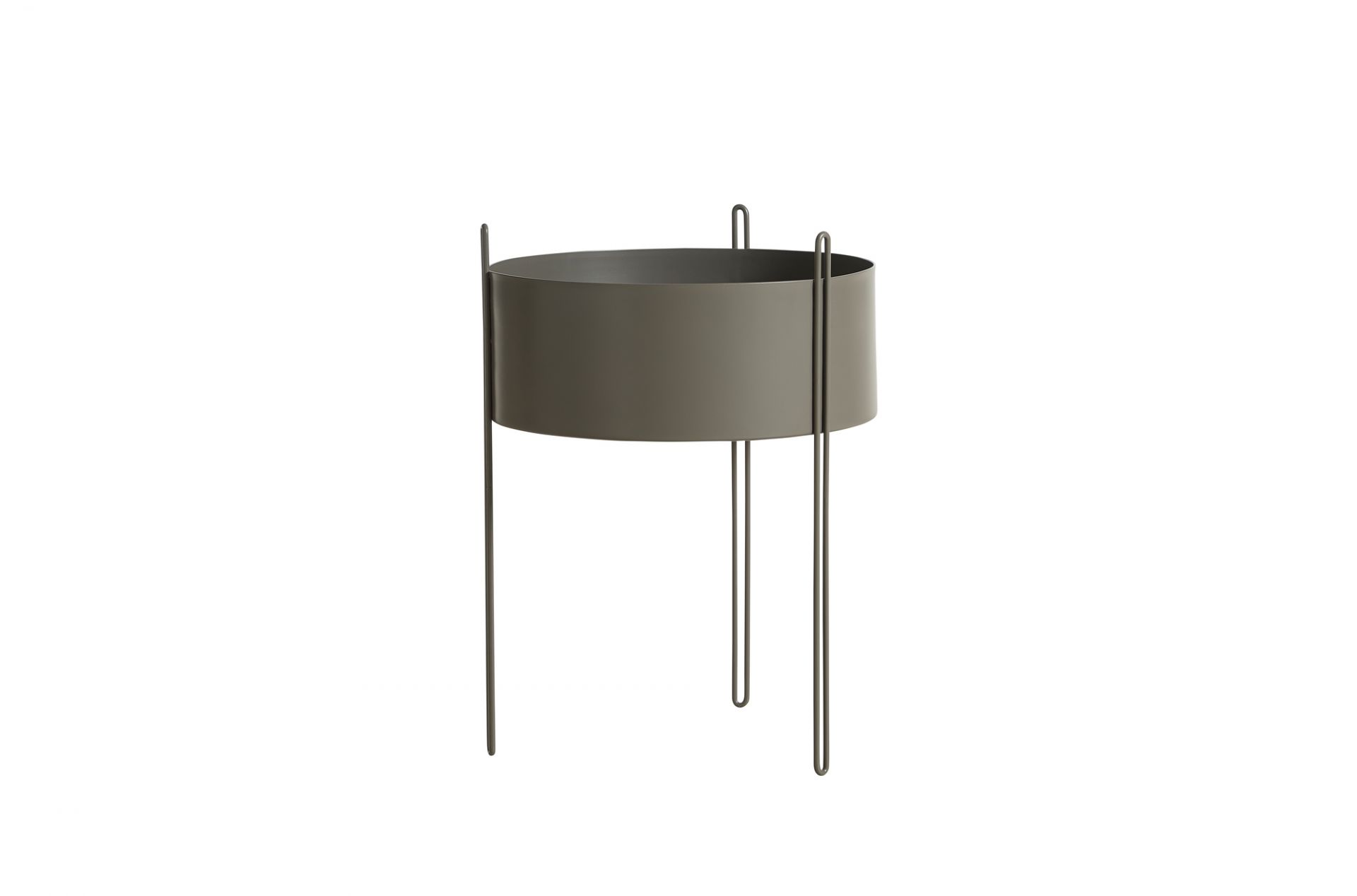 Pidestall Pflanzgefäß Large Taupe Woud