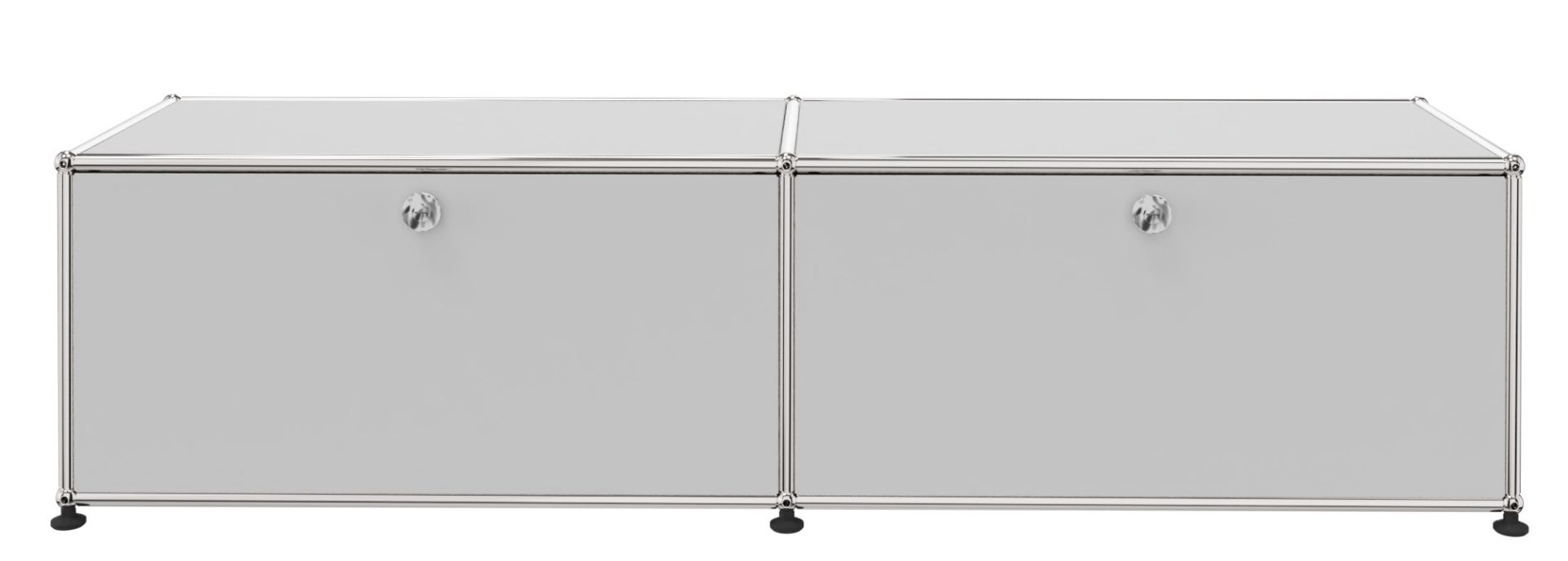 USM Haller Lowboard 2 Klappen Reinweiß - FAST DELIVERY