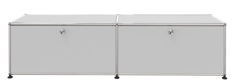 USM Haller Lowboard 2 Klappen Reinweiß - FAST DELIVERY