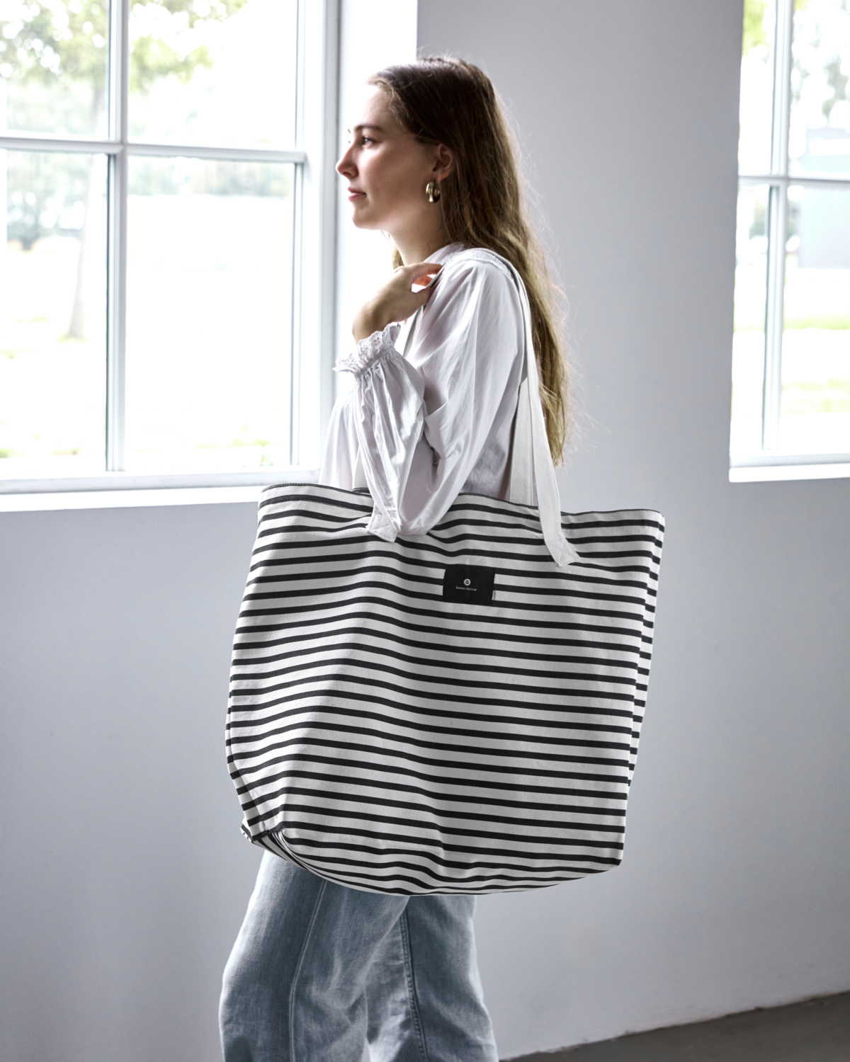 HDCanva Tasche Schwarz/Off-White house doctor