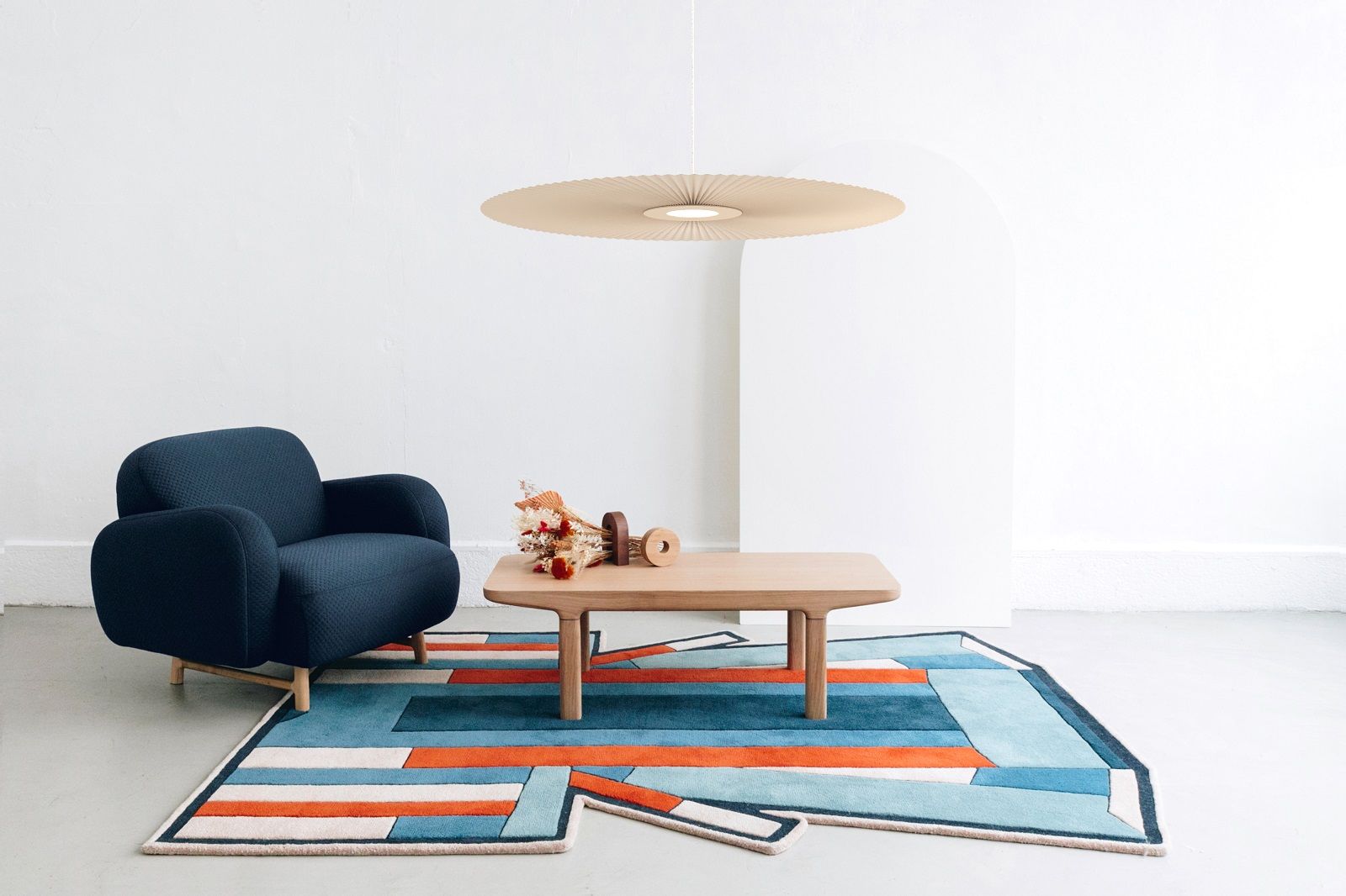 Carmen Pendant Light Pendelleuchte Groß Hartô Schiefergrau