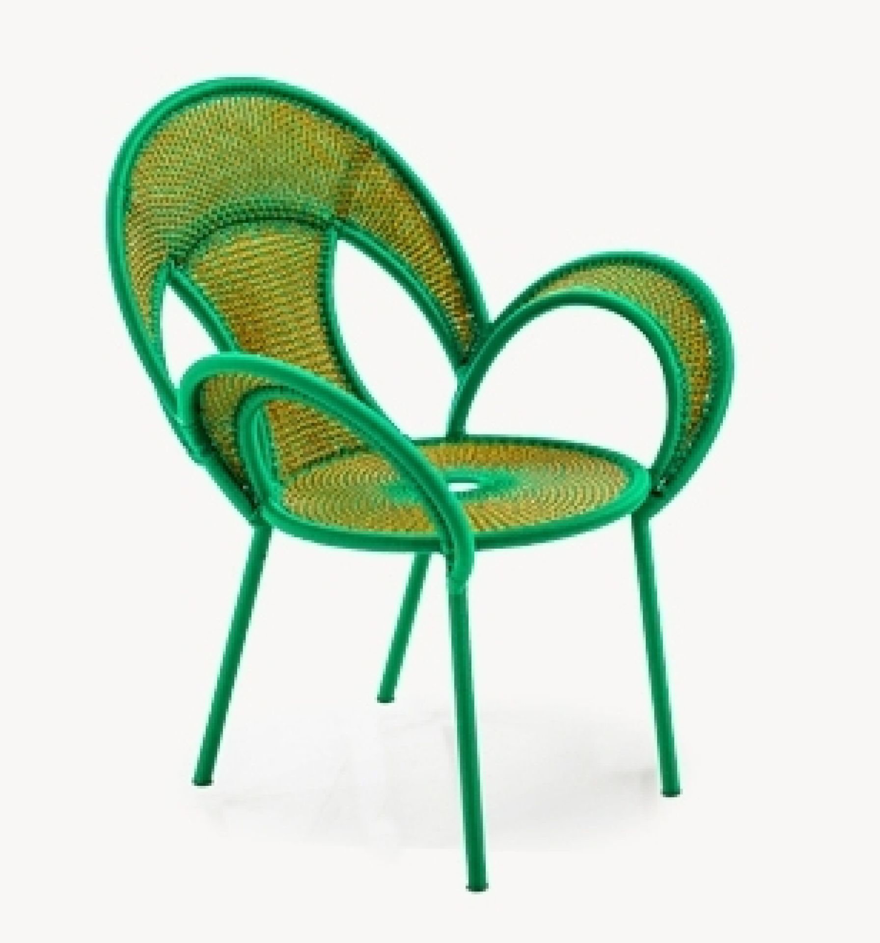 Banjooli Sessel M' Afrique Collection Moroso-Weiß / Schwarz